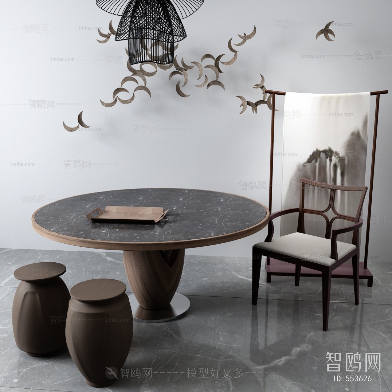 New Chinese Style Leisure Table And Chair