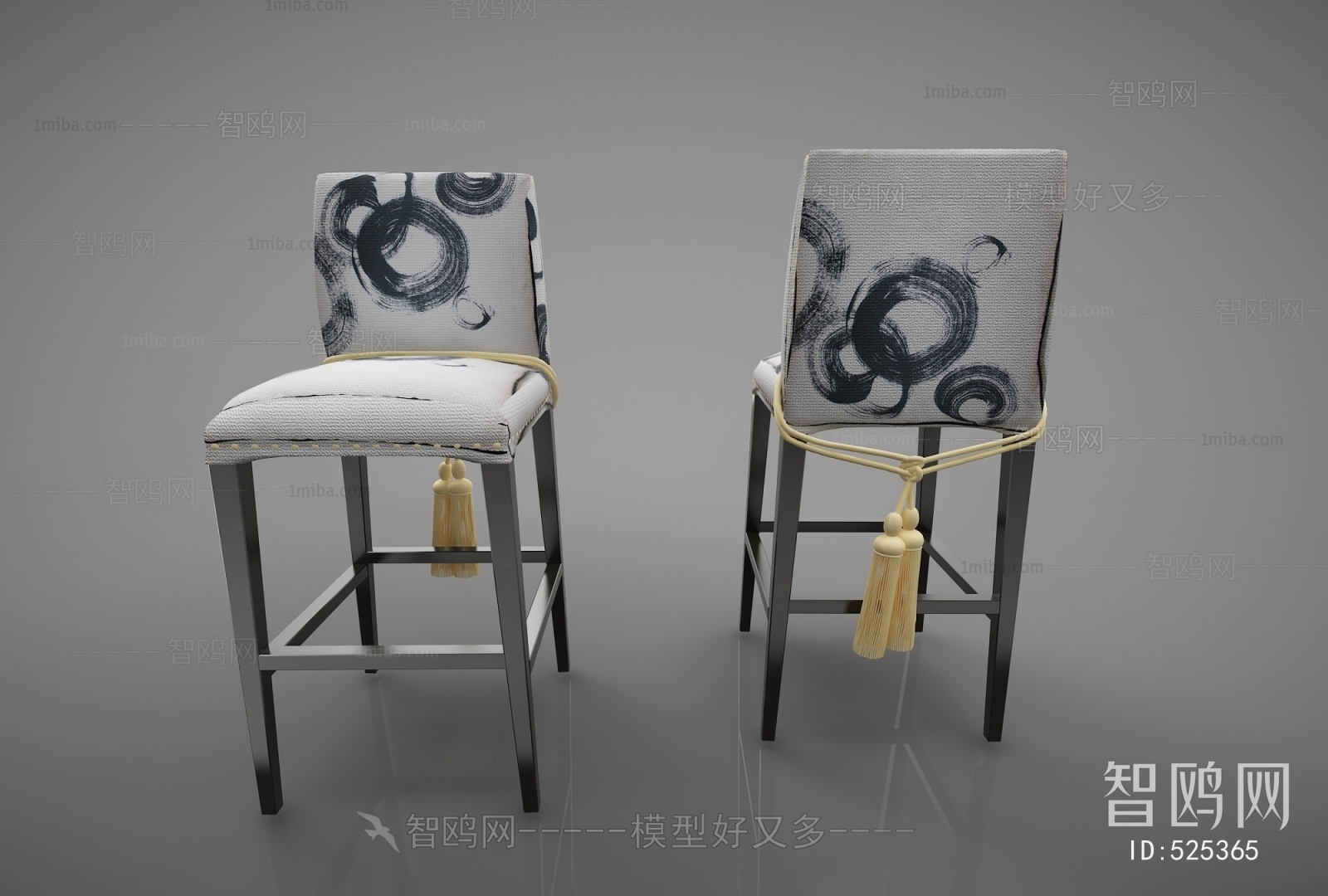 New Chinese Style Bar Chair