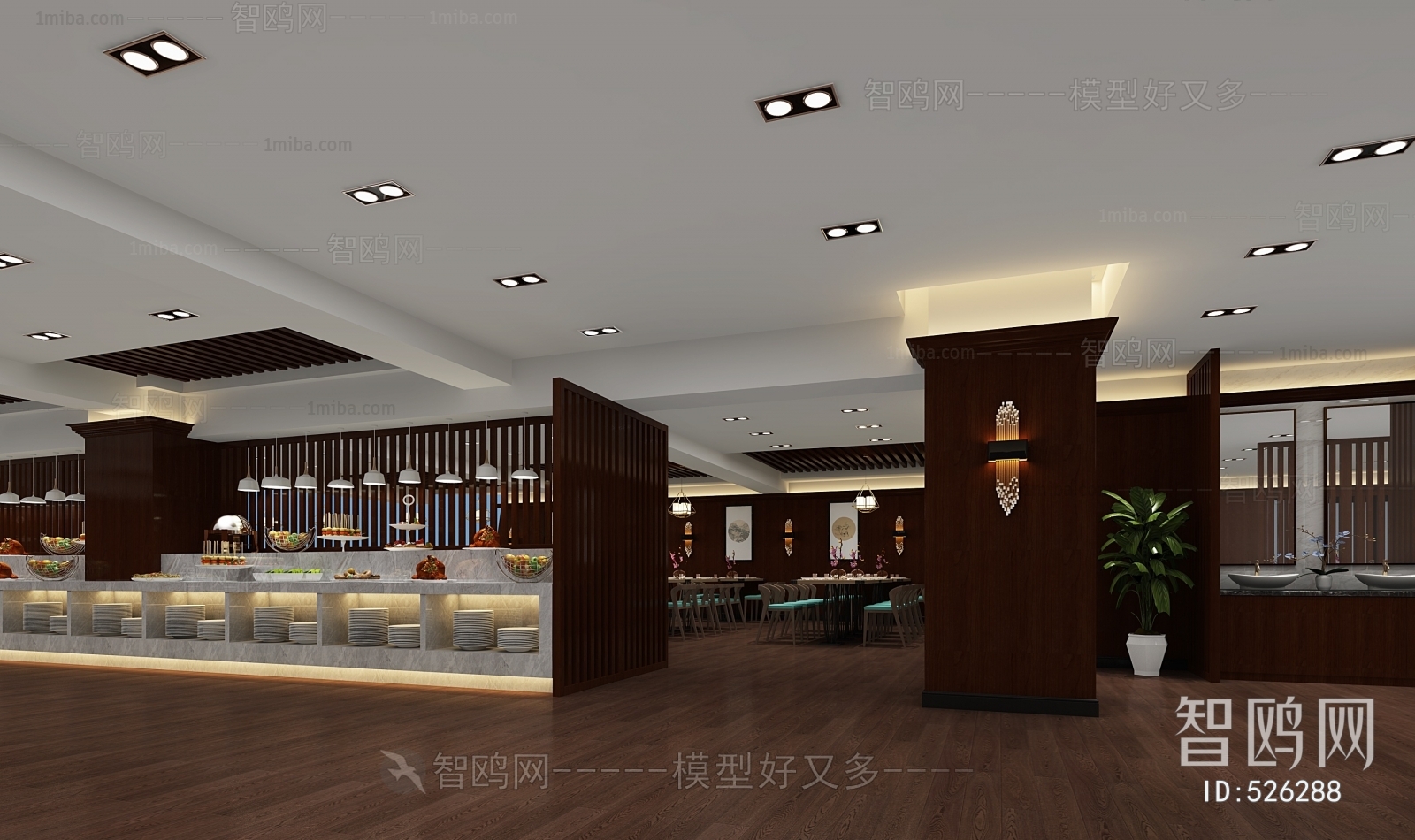 New Chinese Style Catering Space