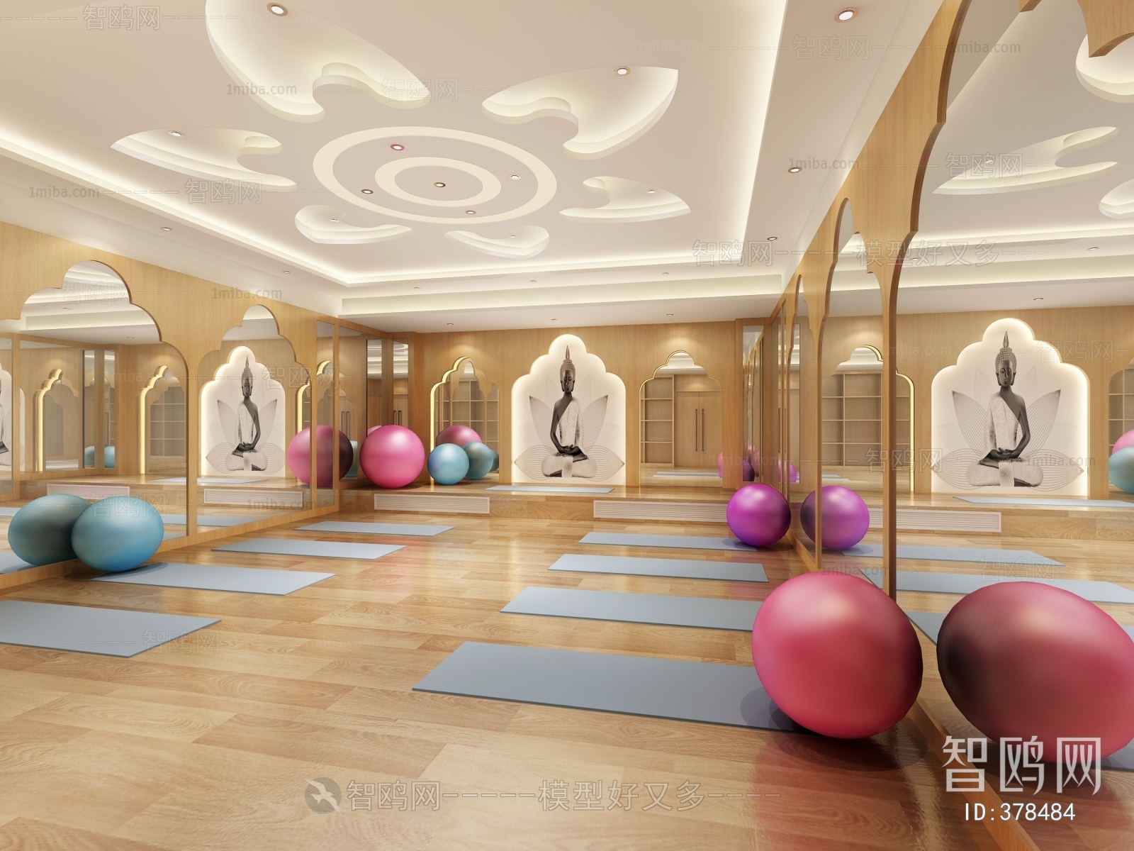 Modern Yoga Room