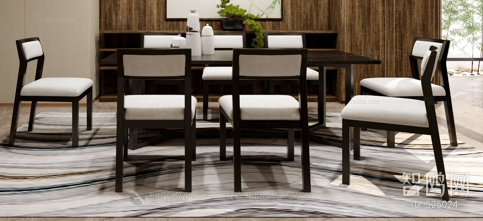 New Chinese Style Dining Table And Chairs