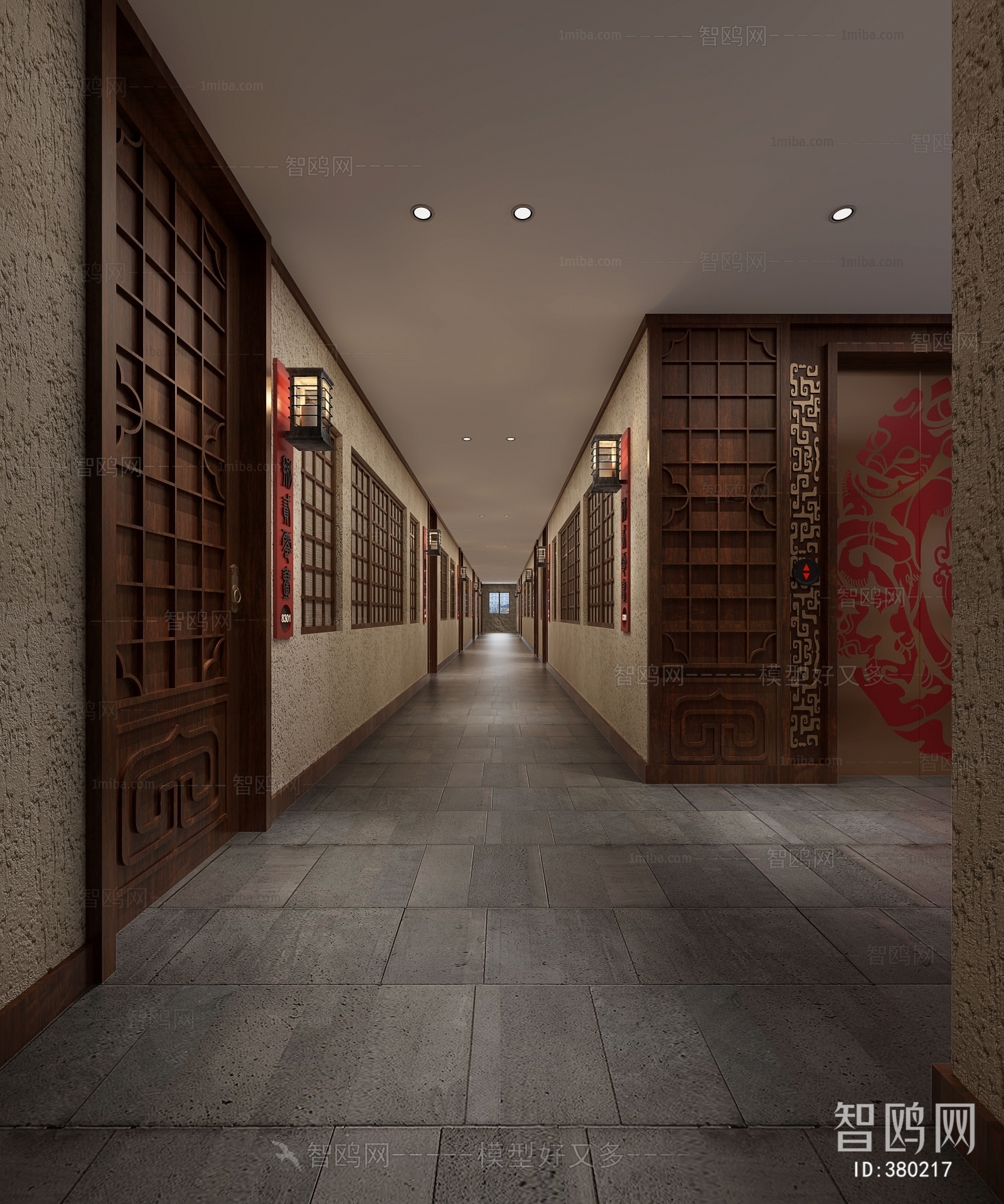 New Chinese Style Corridor