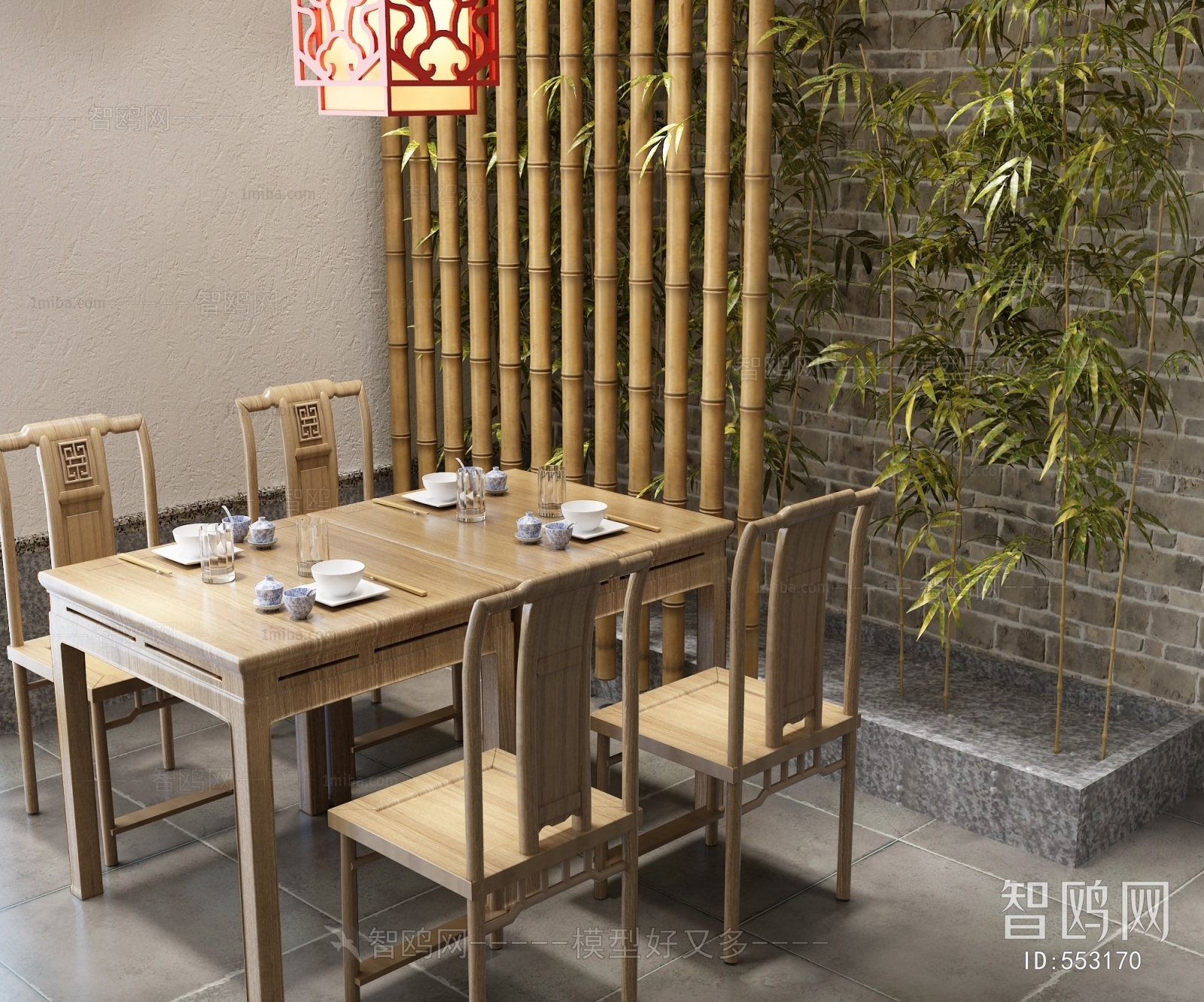 New Chinese Style Dining Table And Chairs