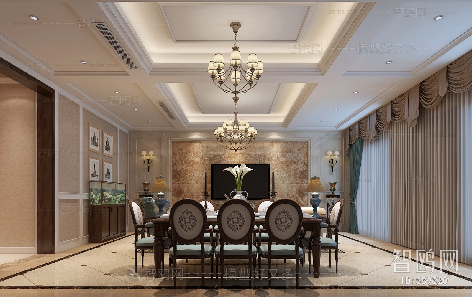 American Style Dining Room