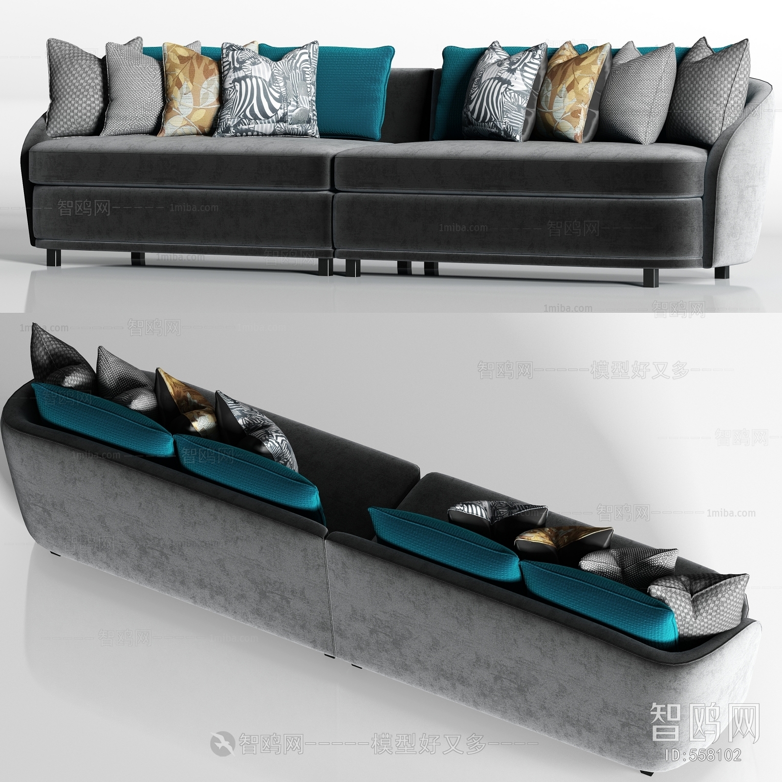 Modern Multi Person Sofa