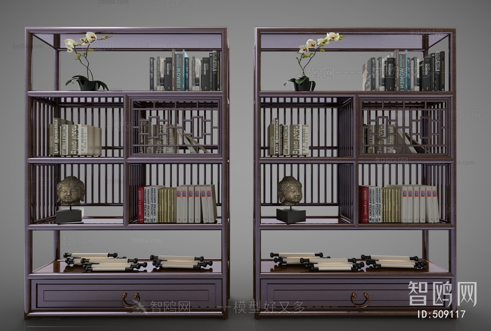 New Chinese Style Bookshelf