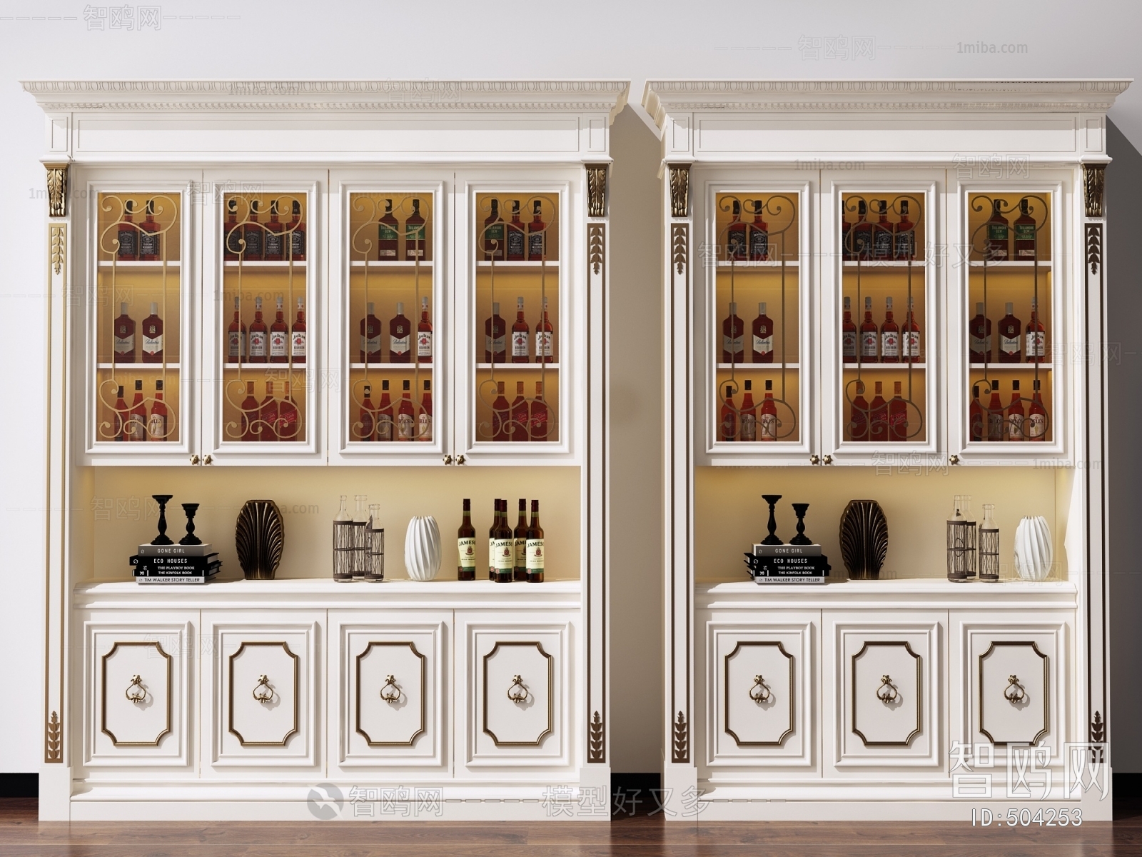 European Style Wine Cabinet