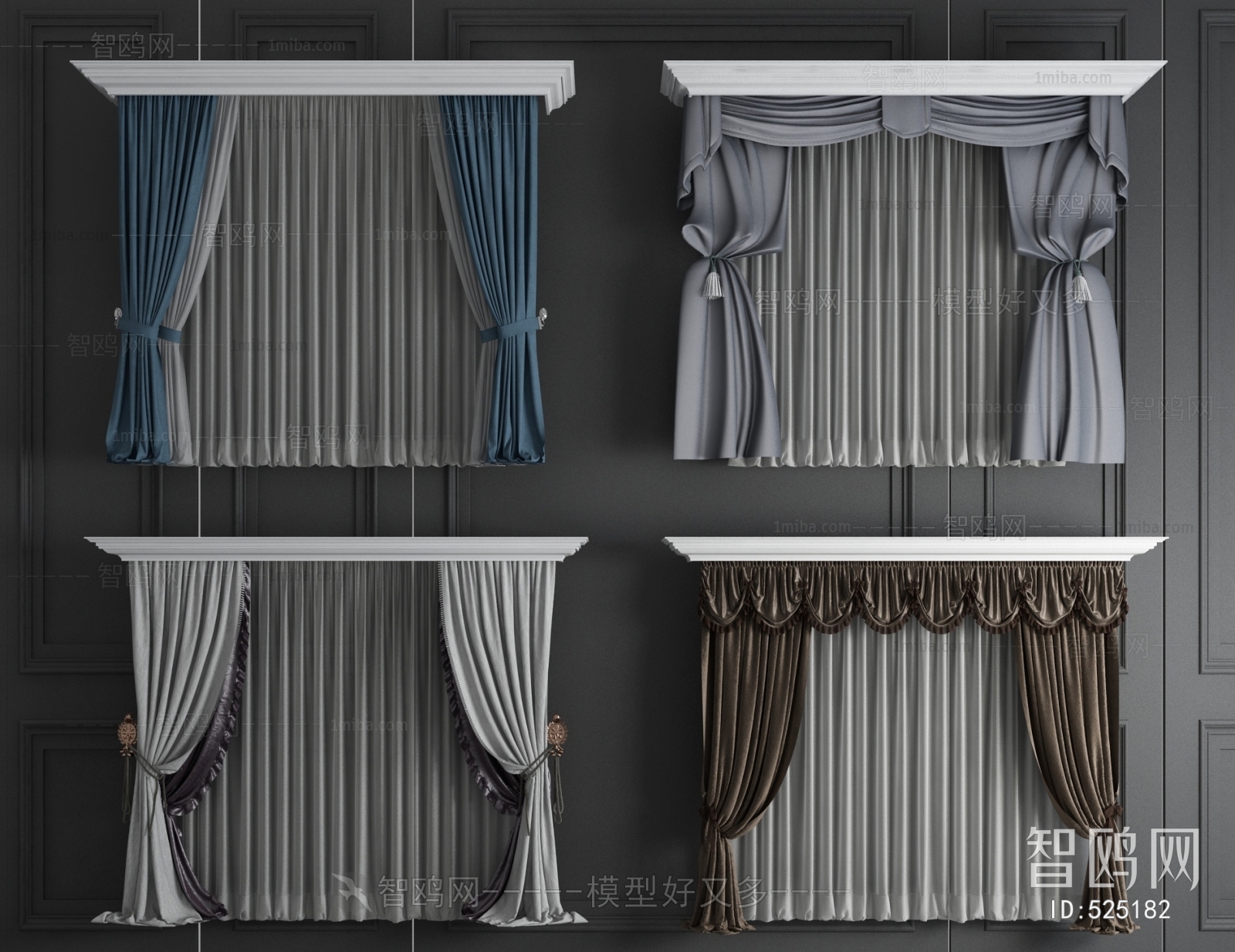 Simple European Style The Curtain