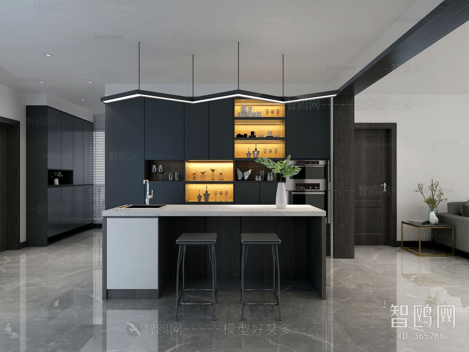 Modern The Kitchen