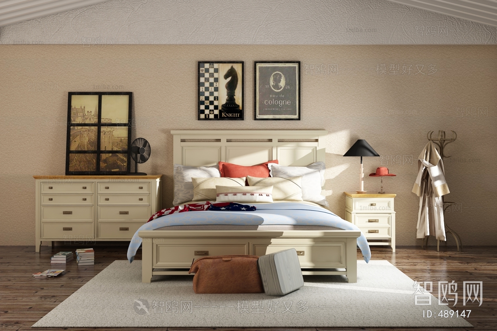 American Style Double Bed