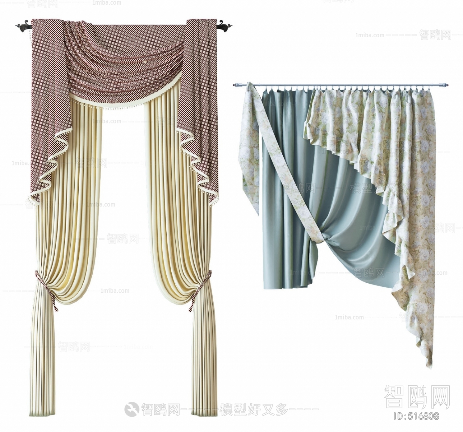 Simple European Style The Curtain