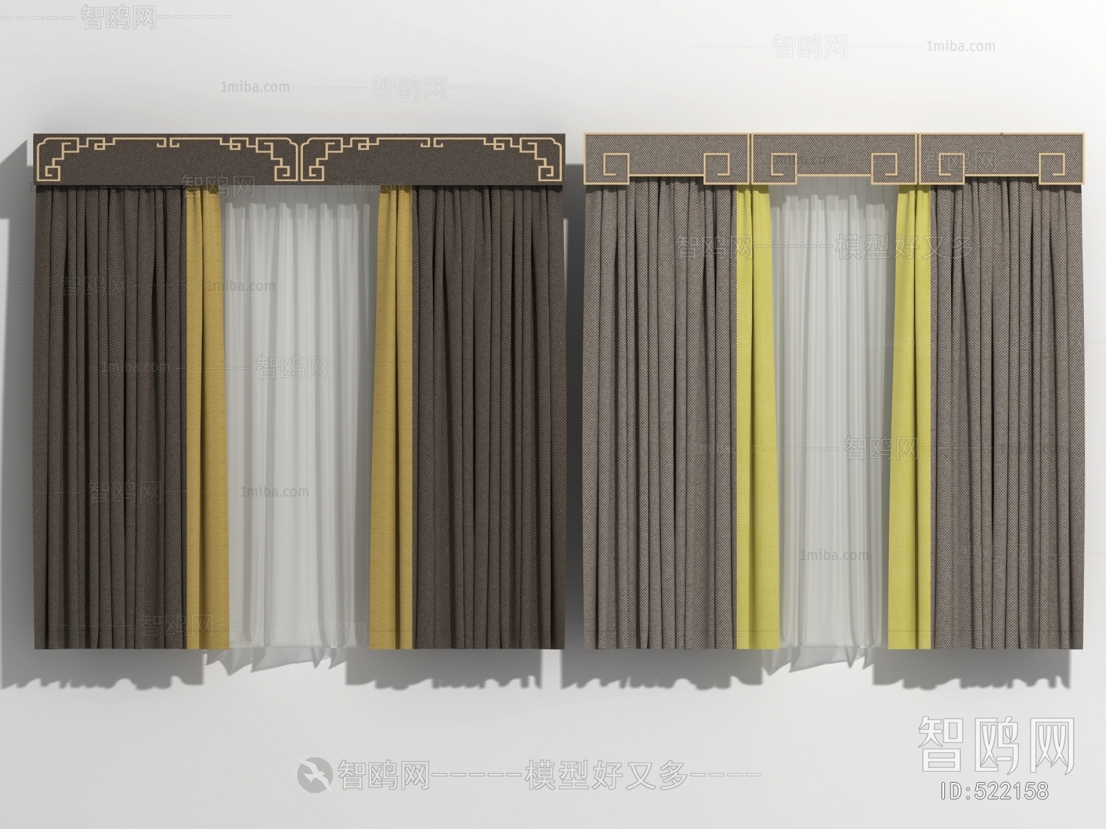 New Chinese Style The Curtain