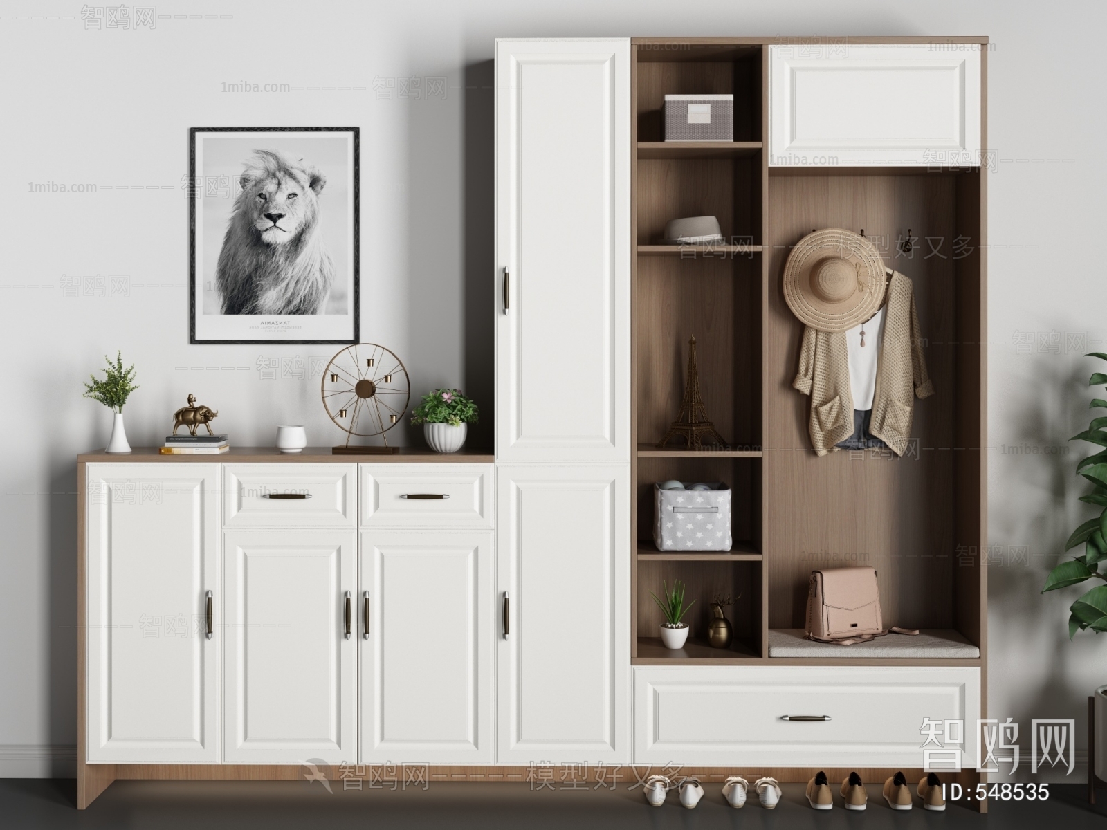 Modern Shoe Cabinet