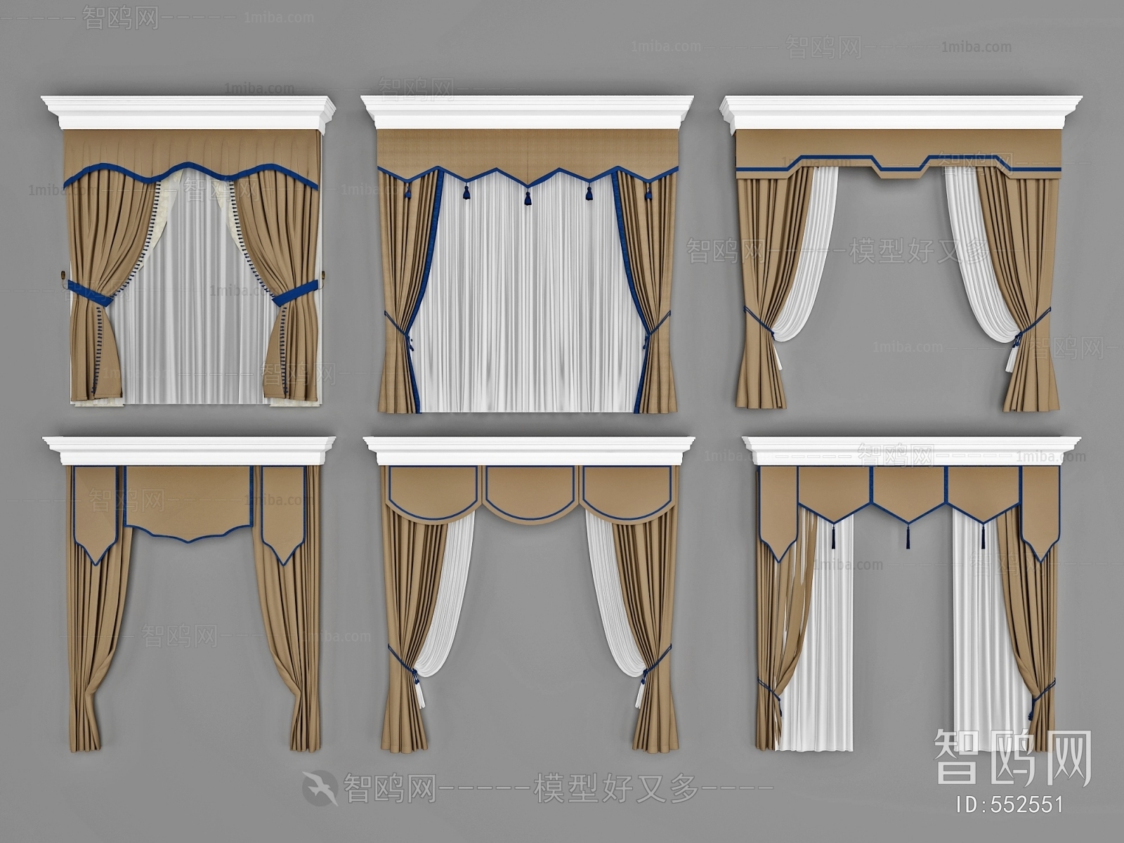 New Chinese Style The Curtain