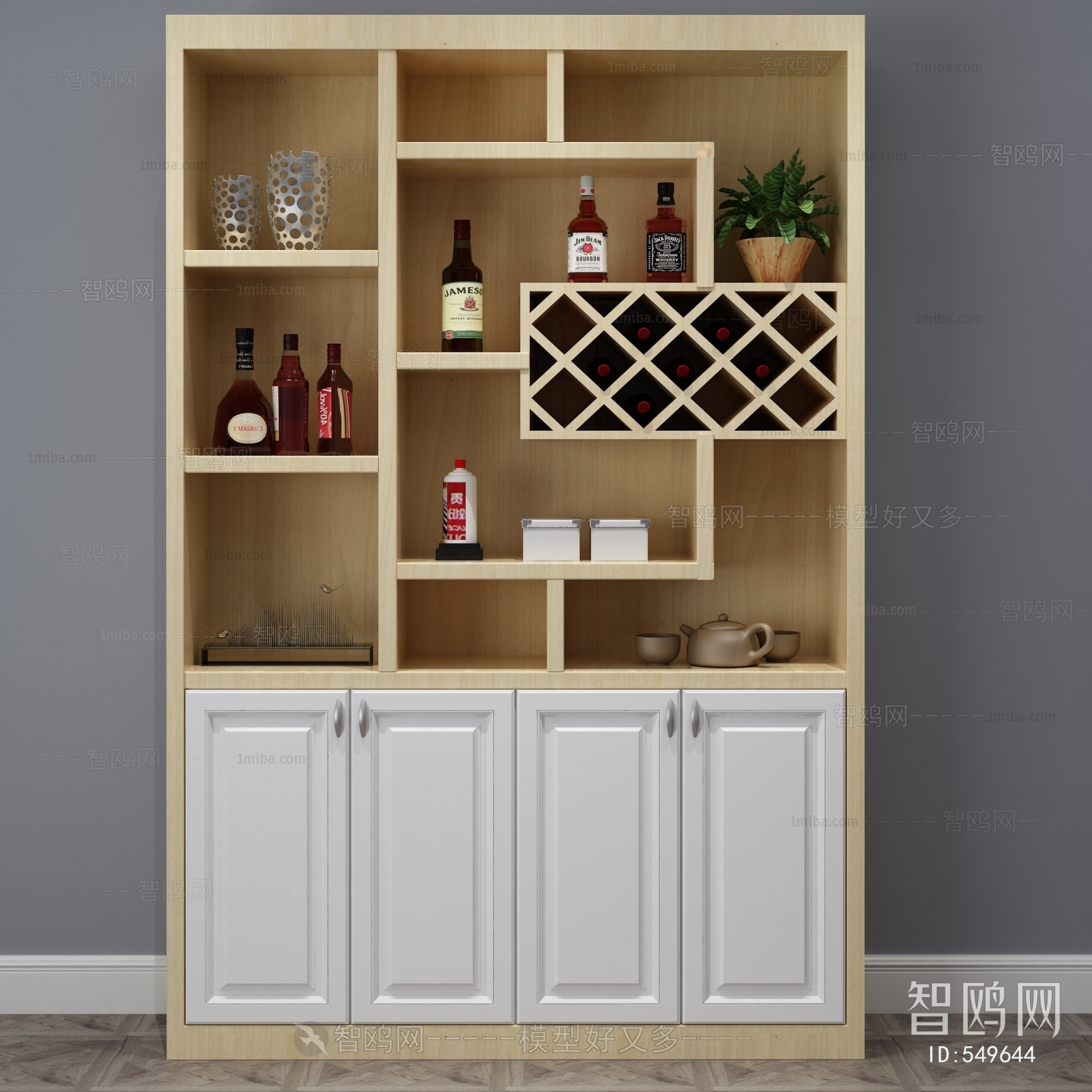 Nordic Style Wine Cabinet