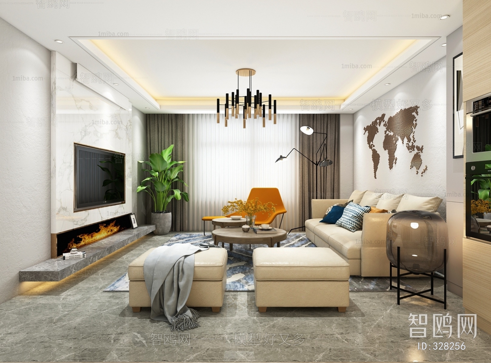 Modern A Living Room