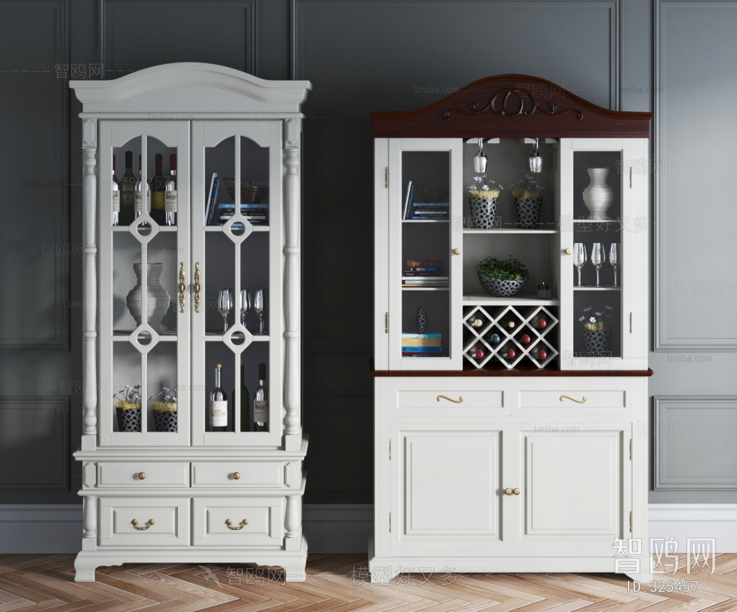 European Style Wine Cabinet