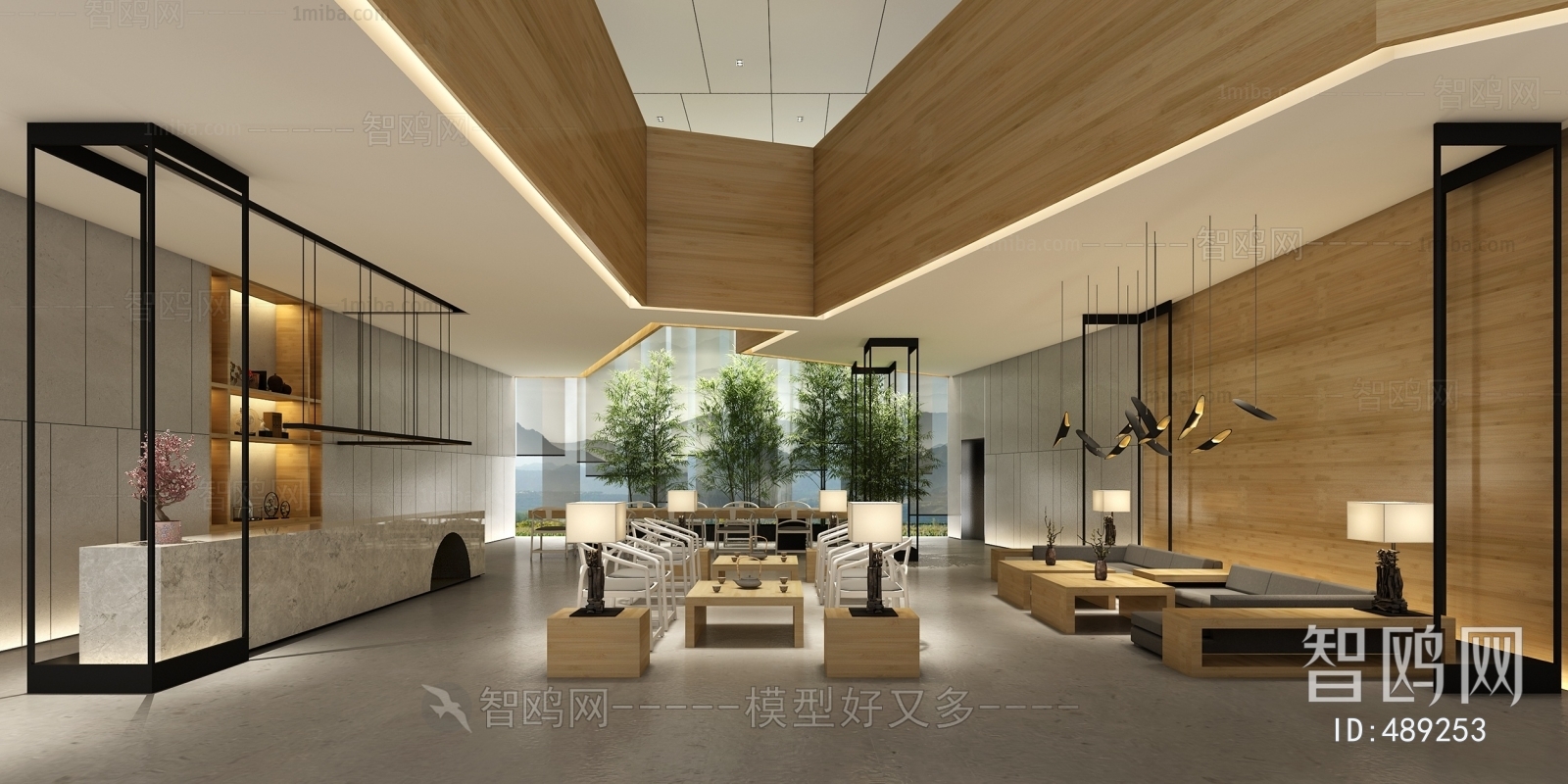 New Chinese Style Lobby Hall