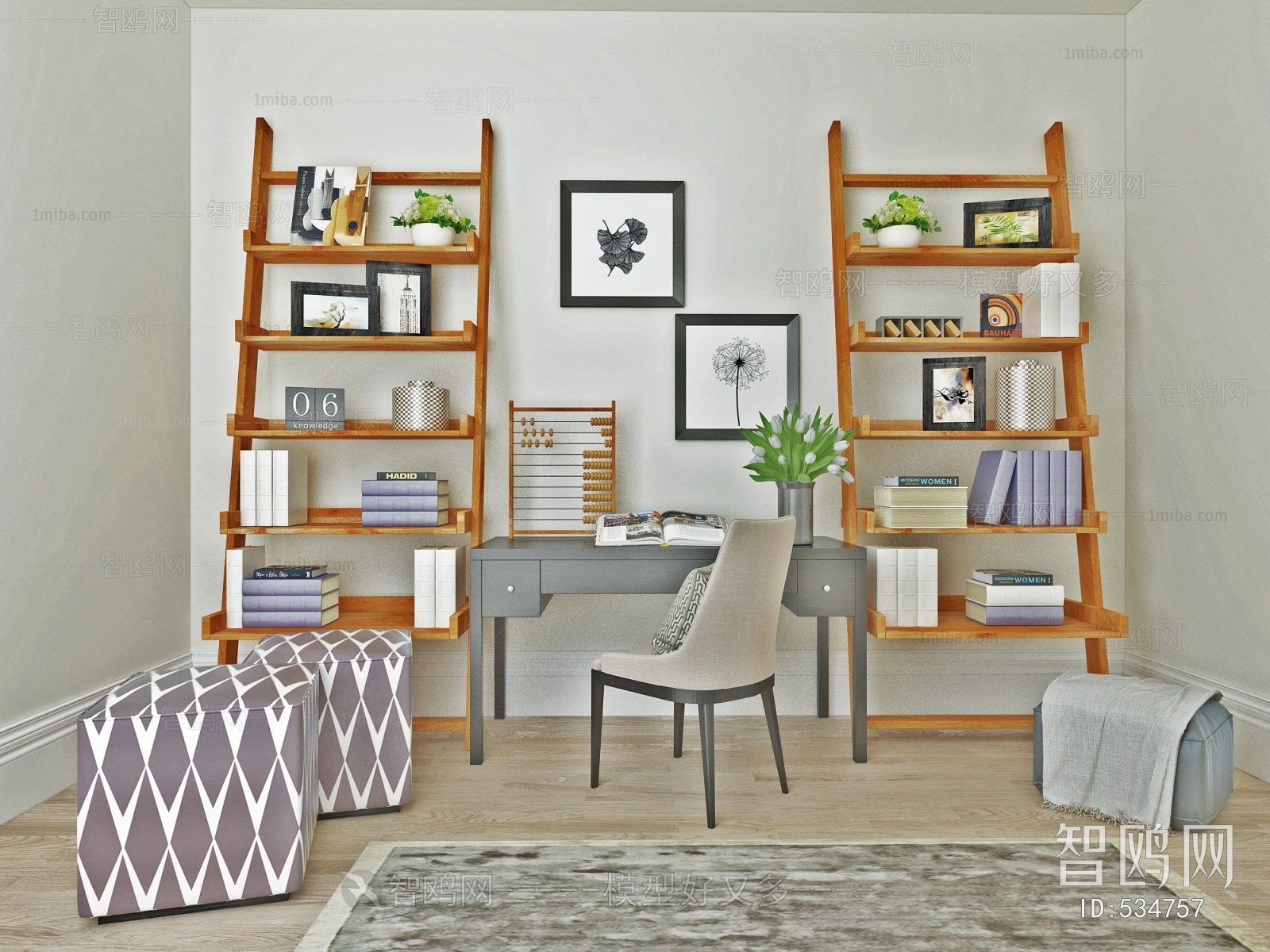 Modern Computer Desk And Chair