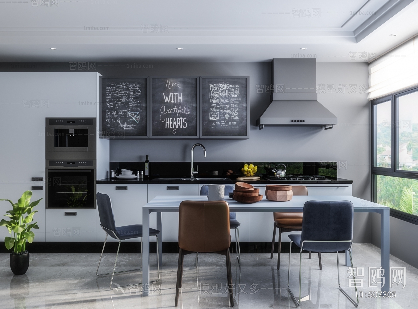 Modern Open Kitchen