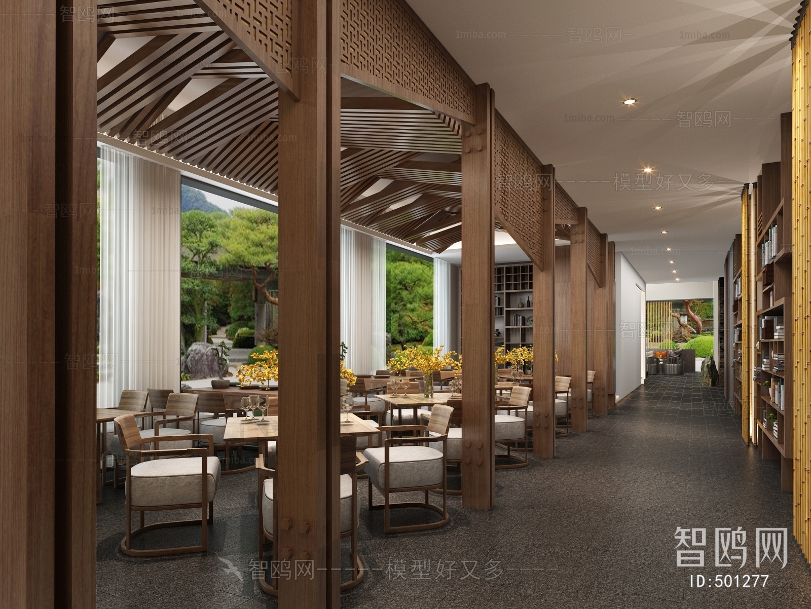 New Chinese Style Lobby Hall