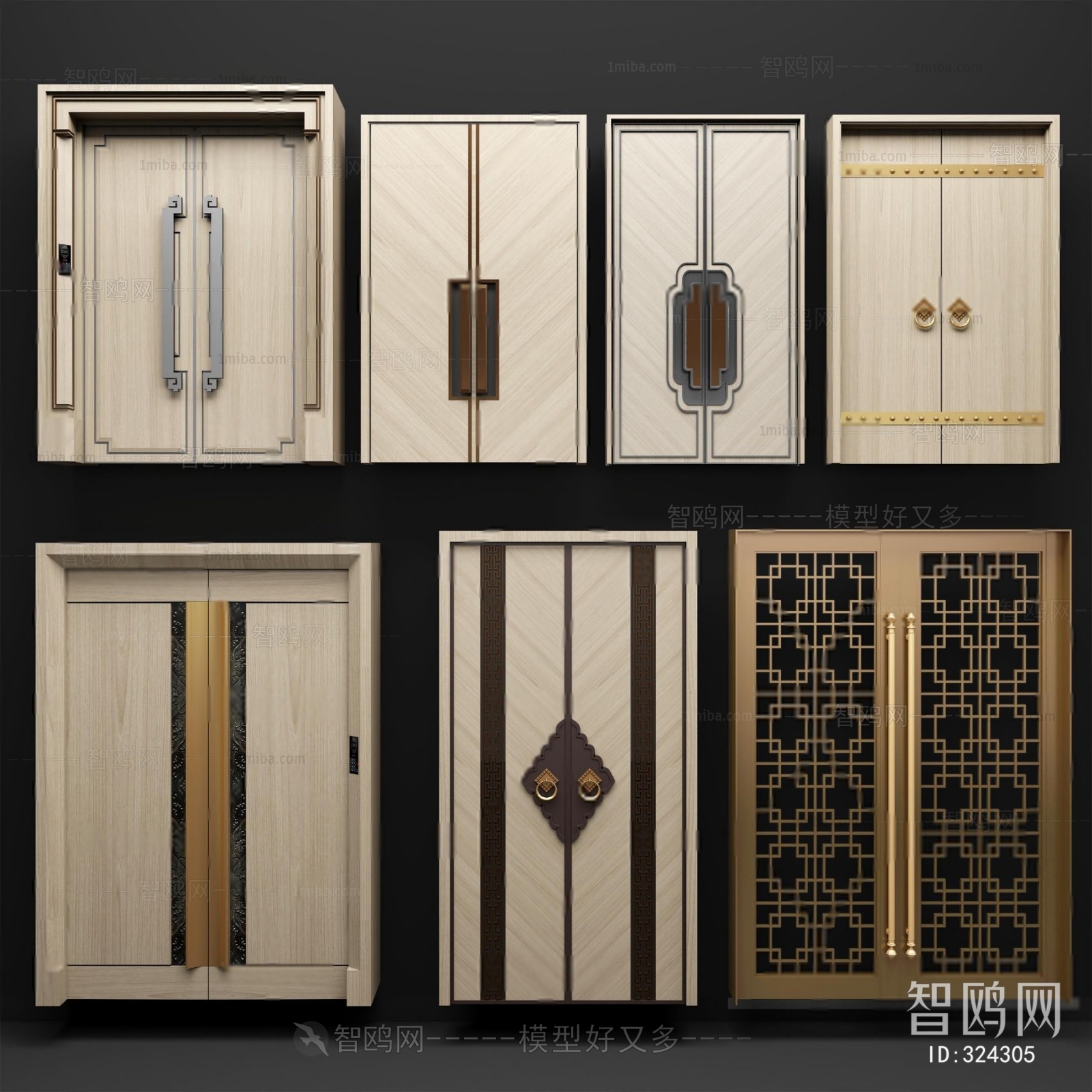 New Chinese Style Door