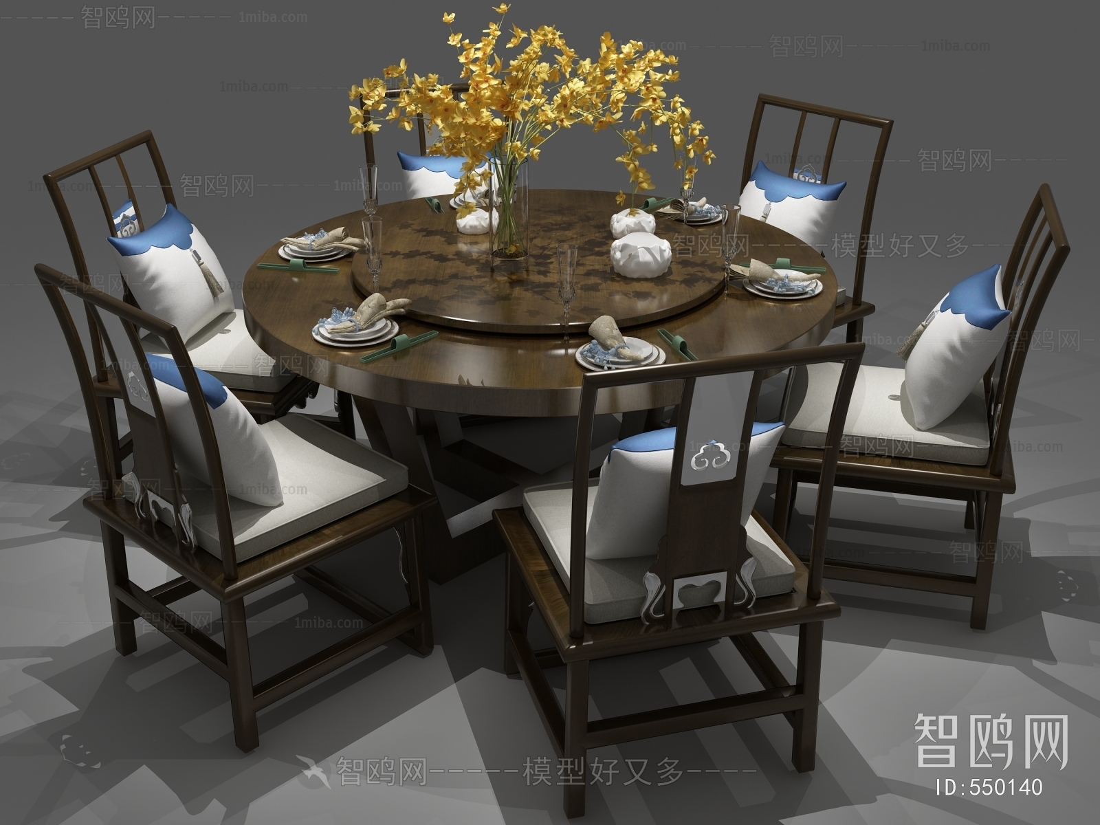 New Chinese Style Dining Table And Chairs