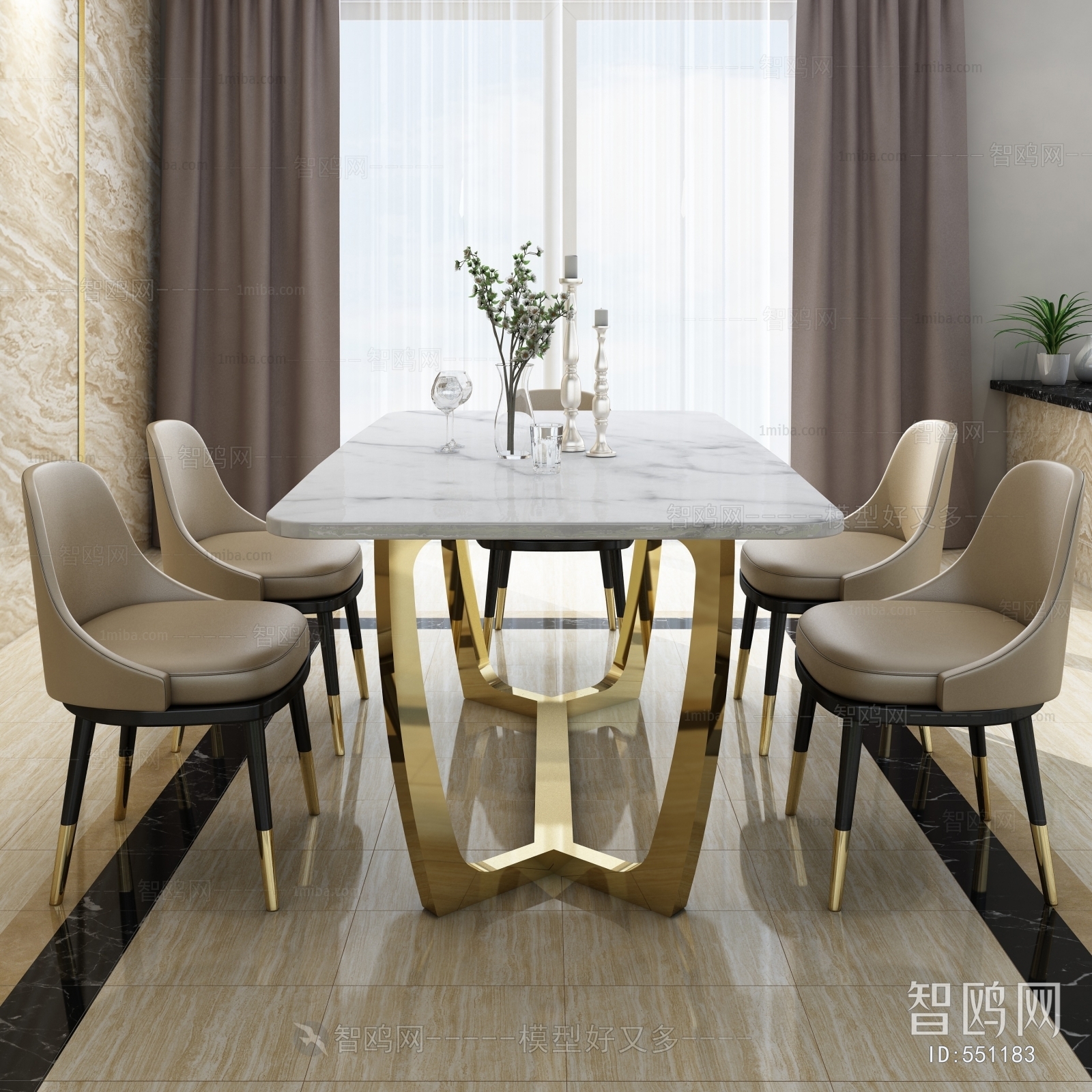 Modern Dining Table And Chairs