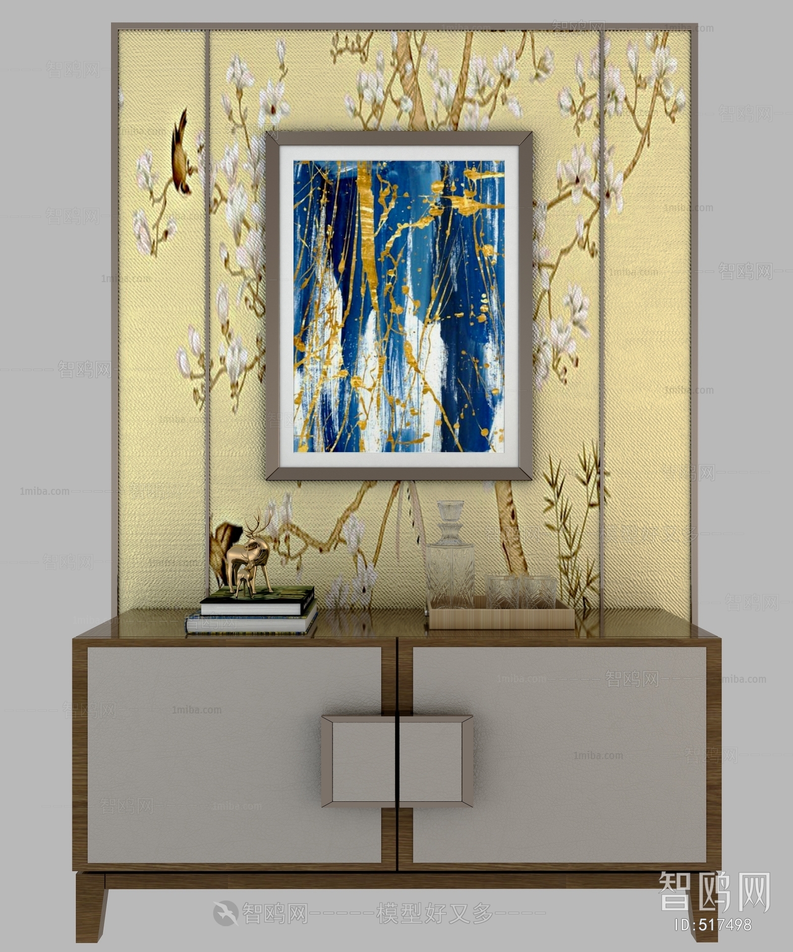 New Chinese Style Side Cabinet/Entrance Cabinet