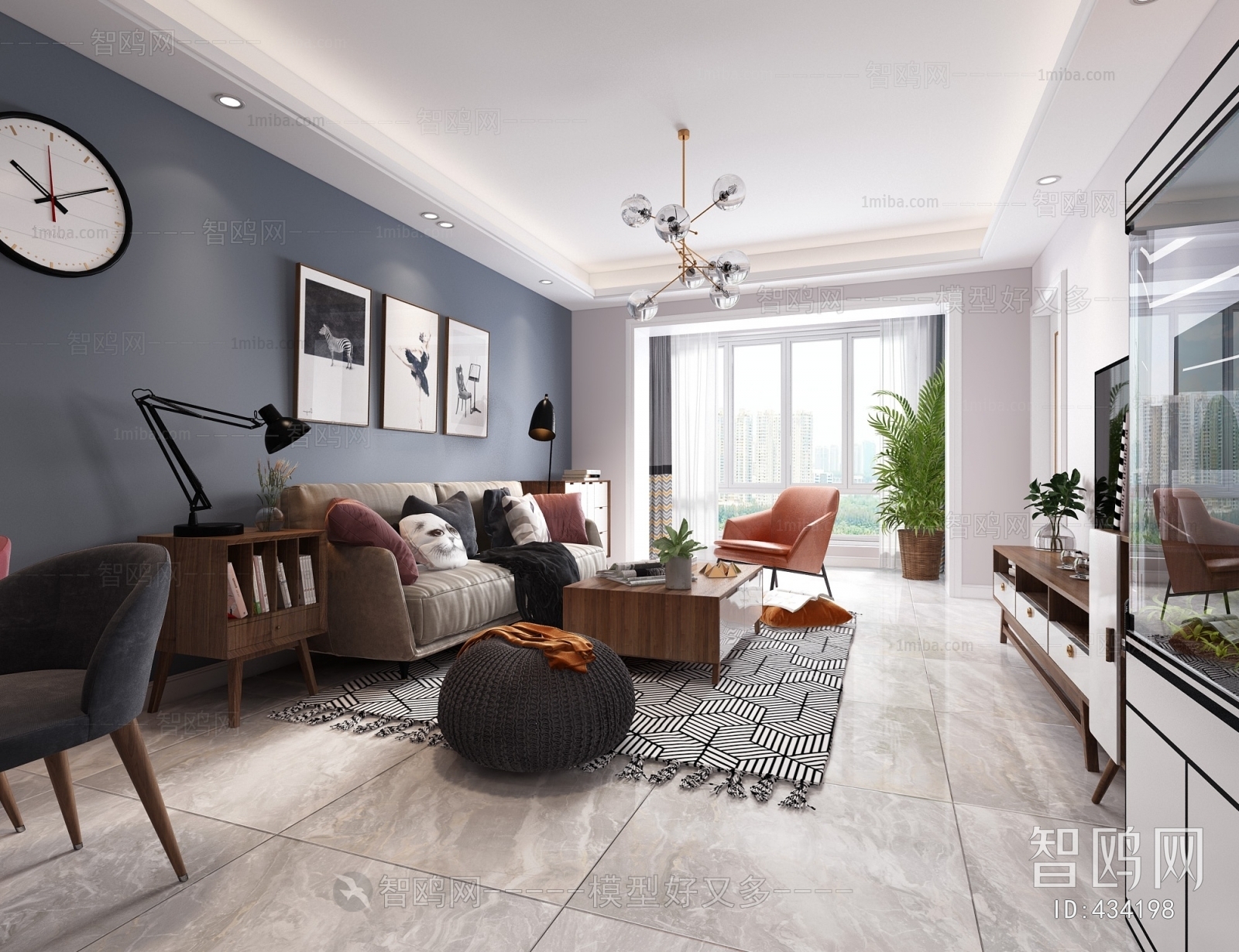 Nordic Style A Living Room