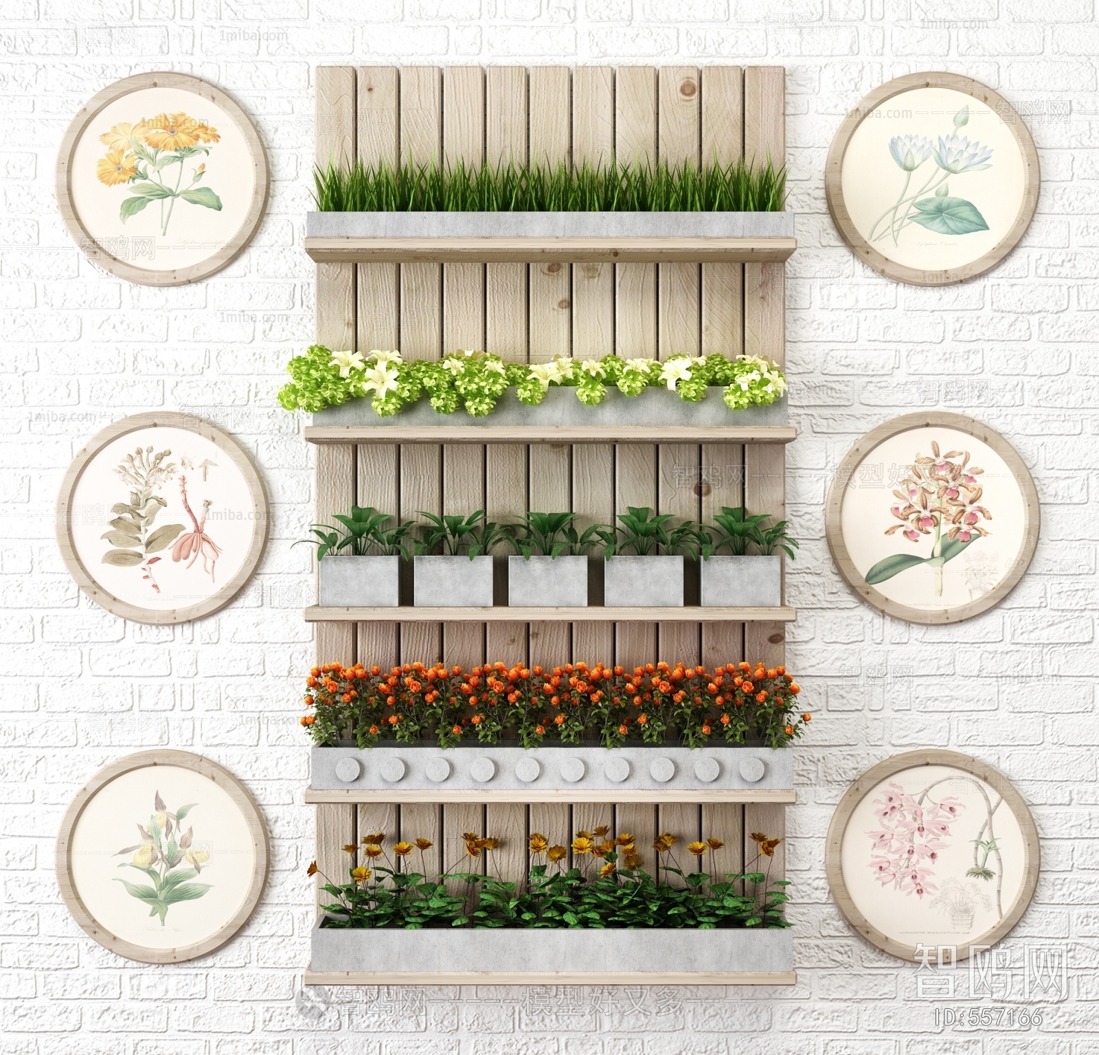 Nordic Style Flower Rack