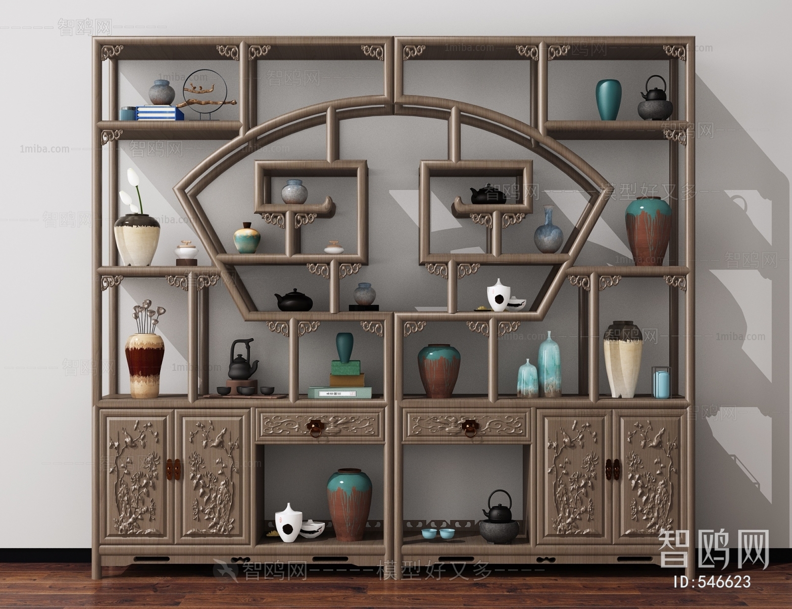 New Chinese Style Antique Rack