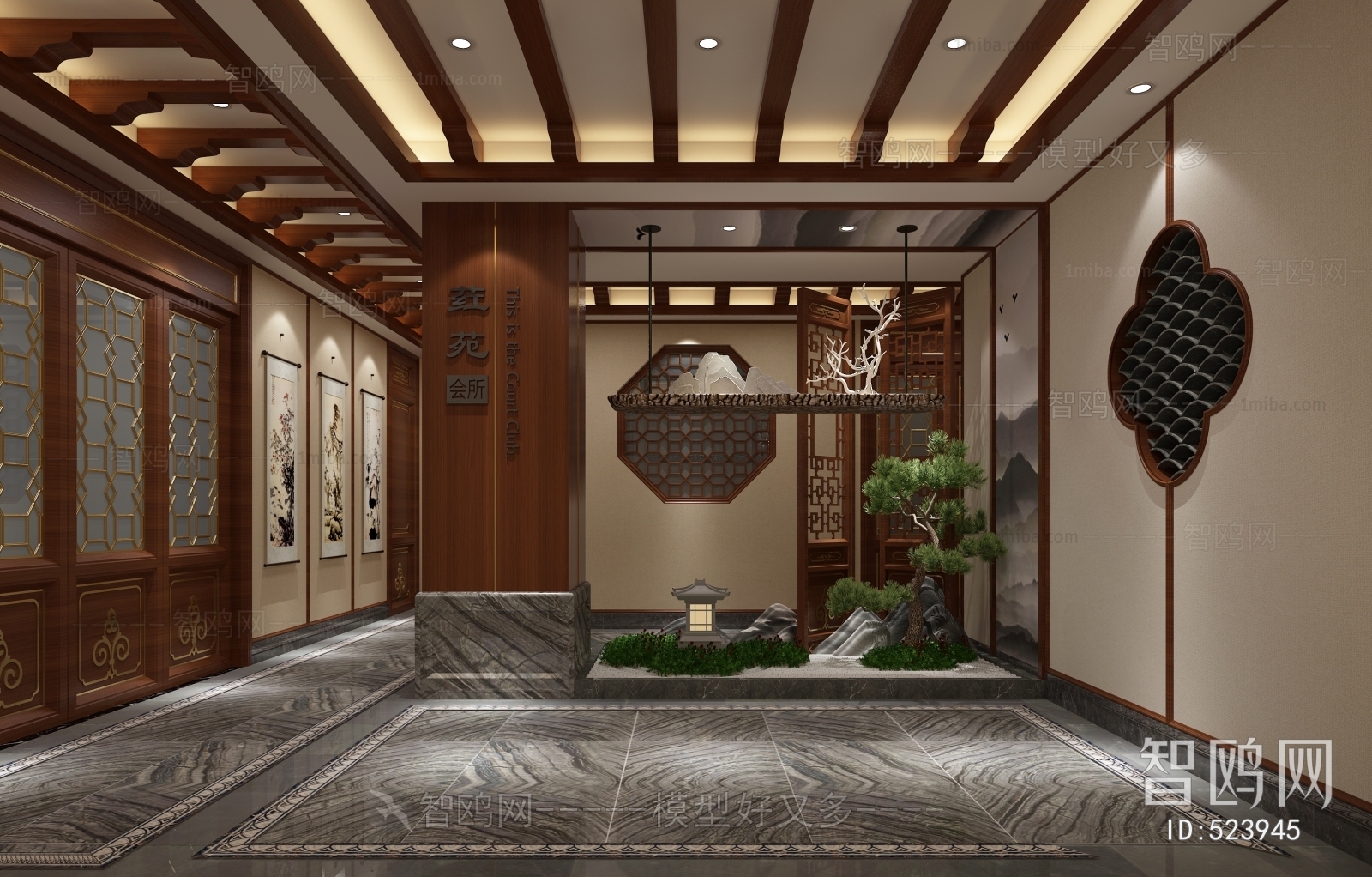 New Chinese Style Hotel Space