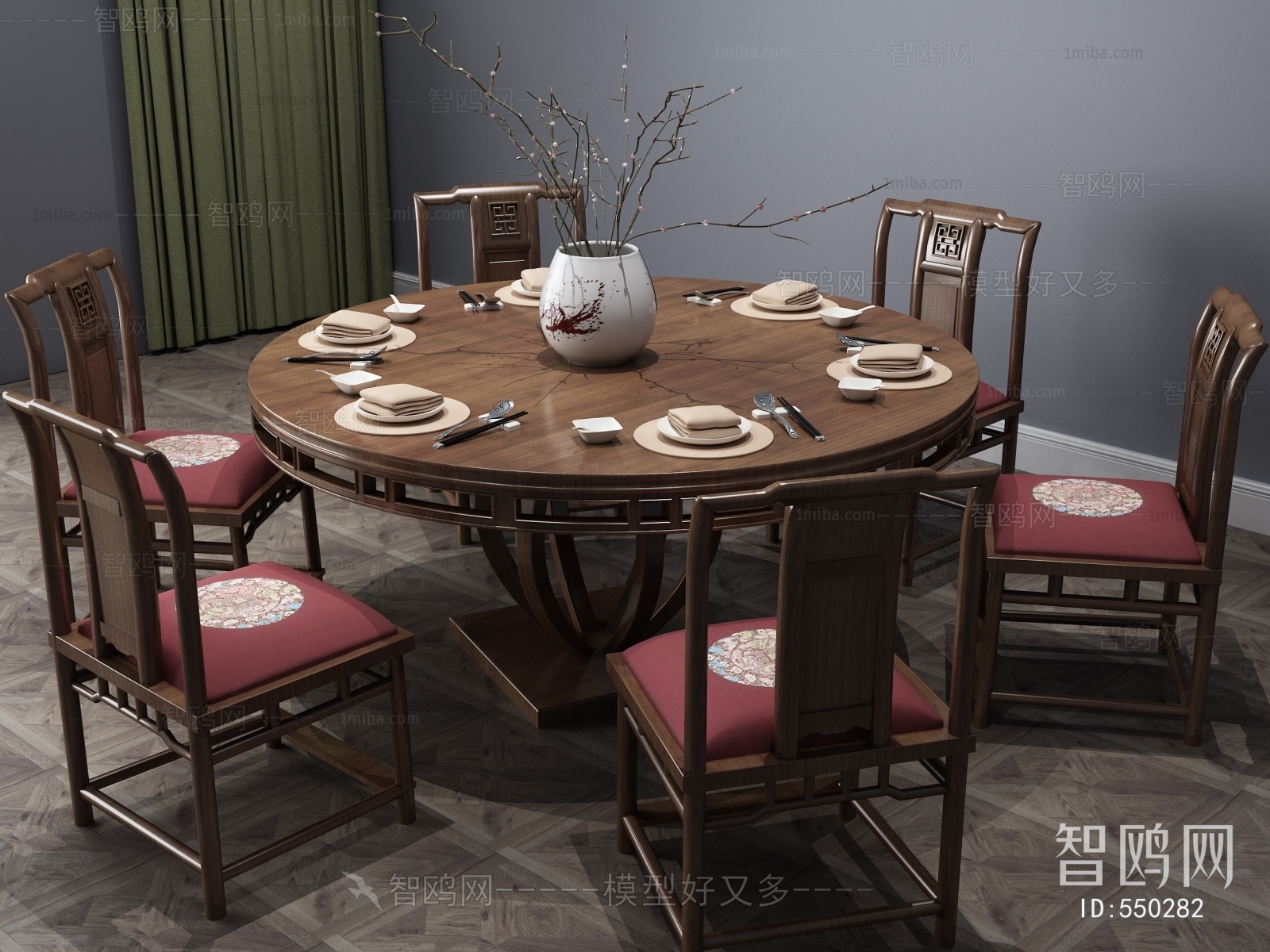 New Chinese Style Dining Table And Chairs