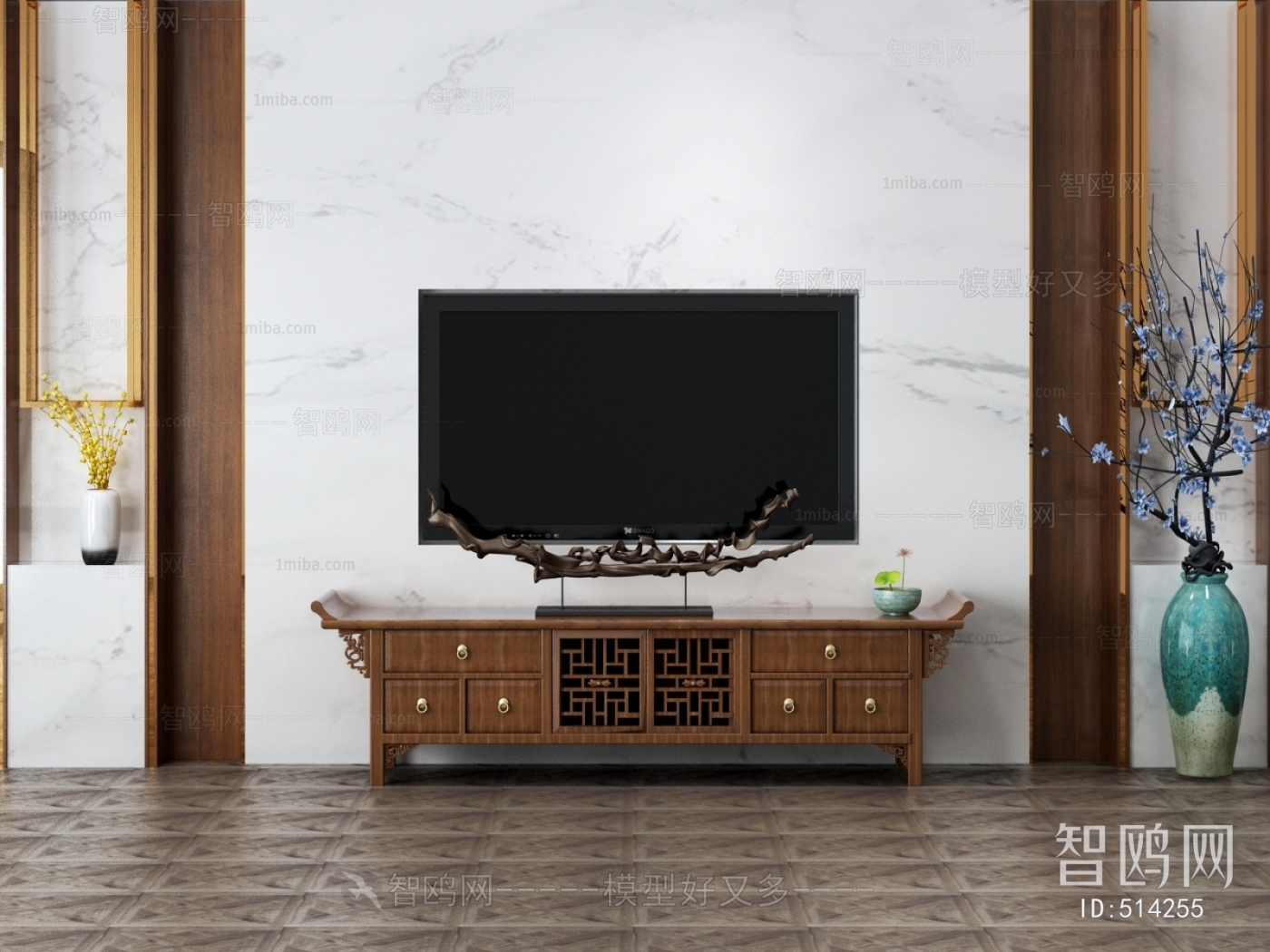 New Chinese Style TV Cabinet