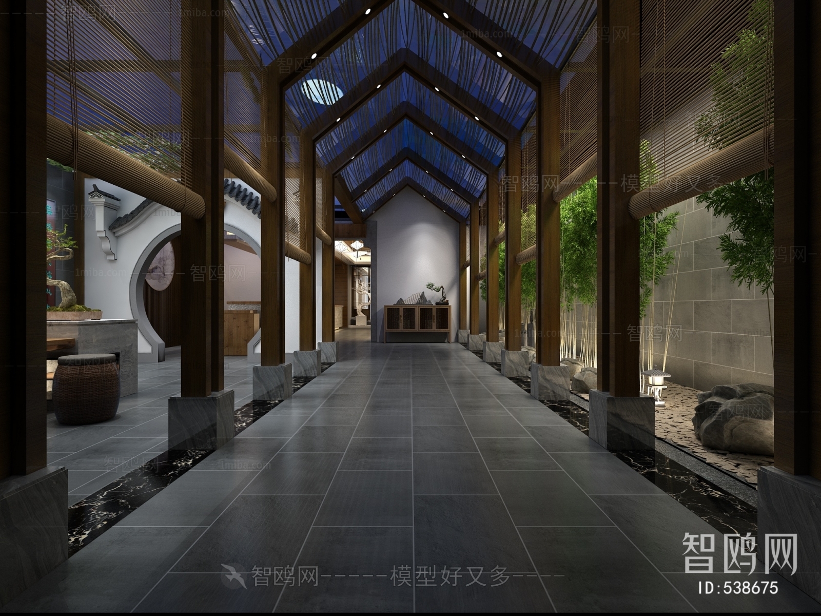 New Chinese Style Corridor