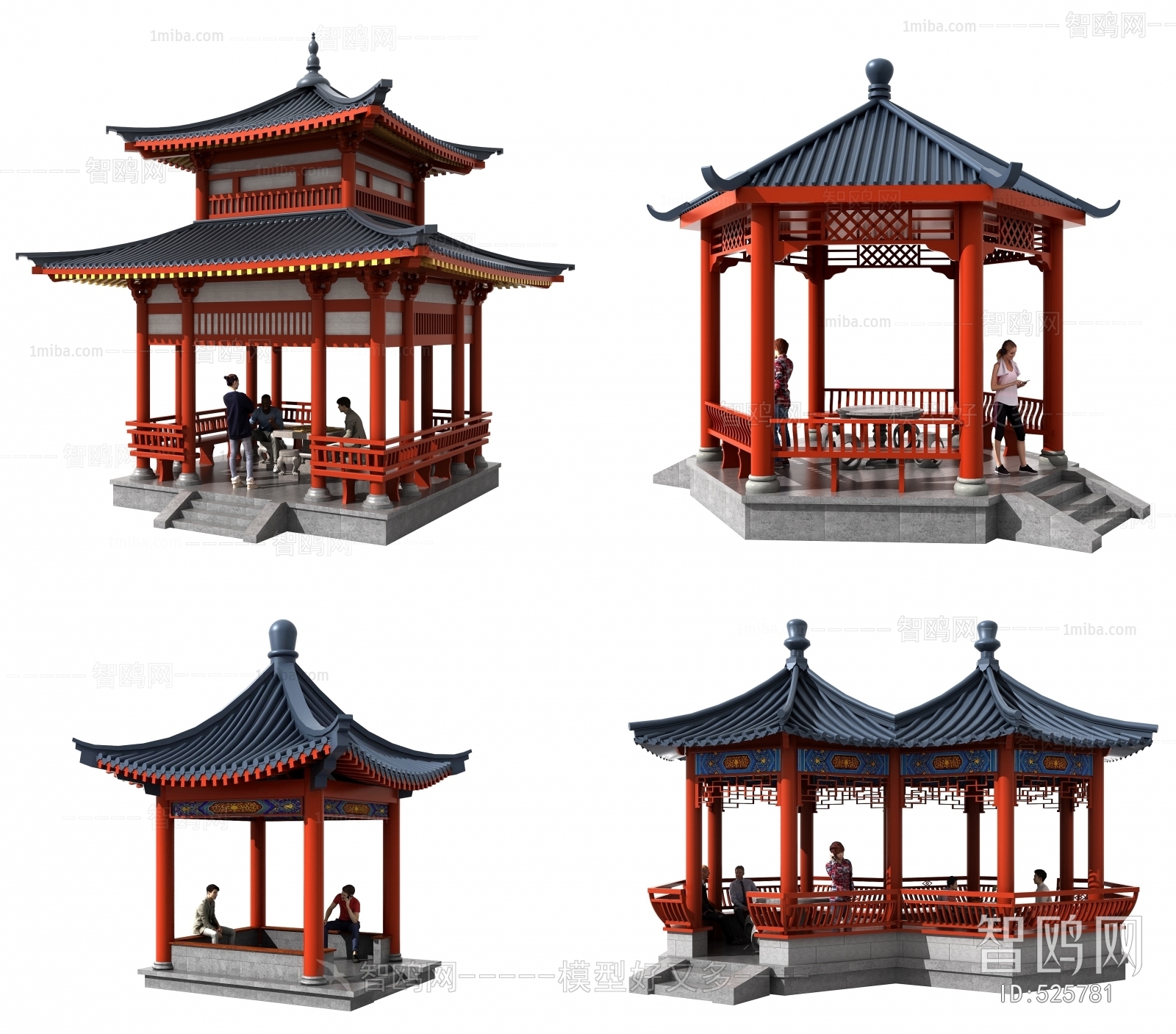 Chinese Style Building Component