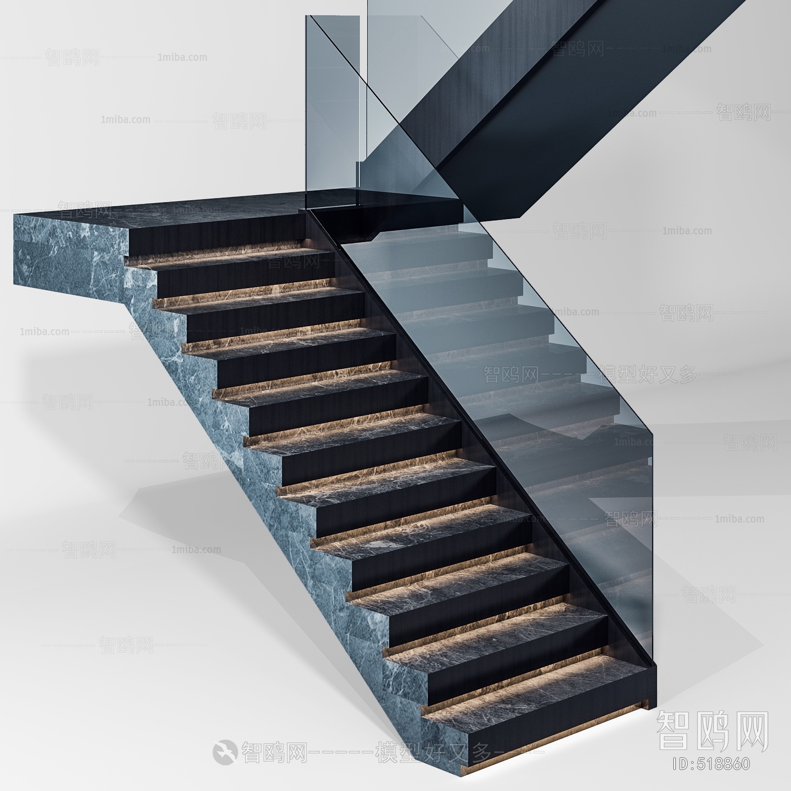 Modern Stair Balustrade/elevator