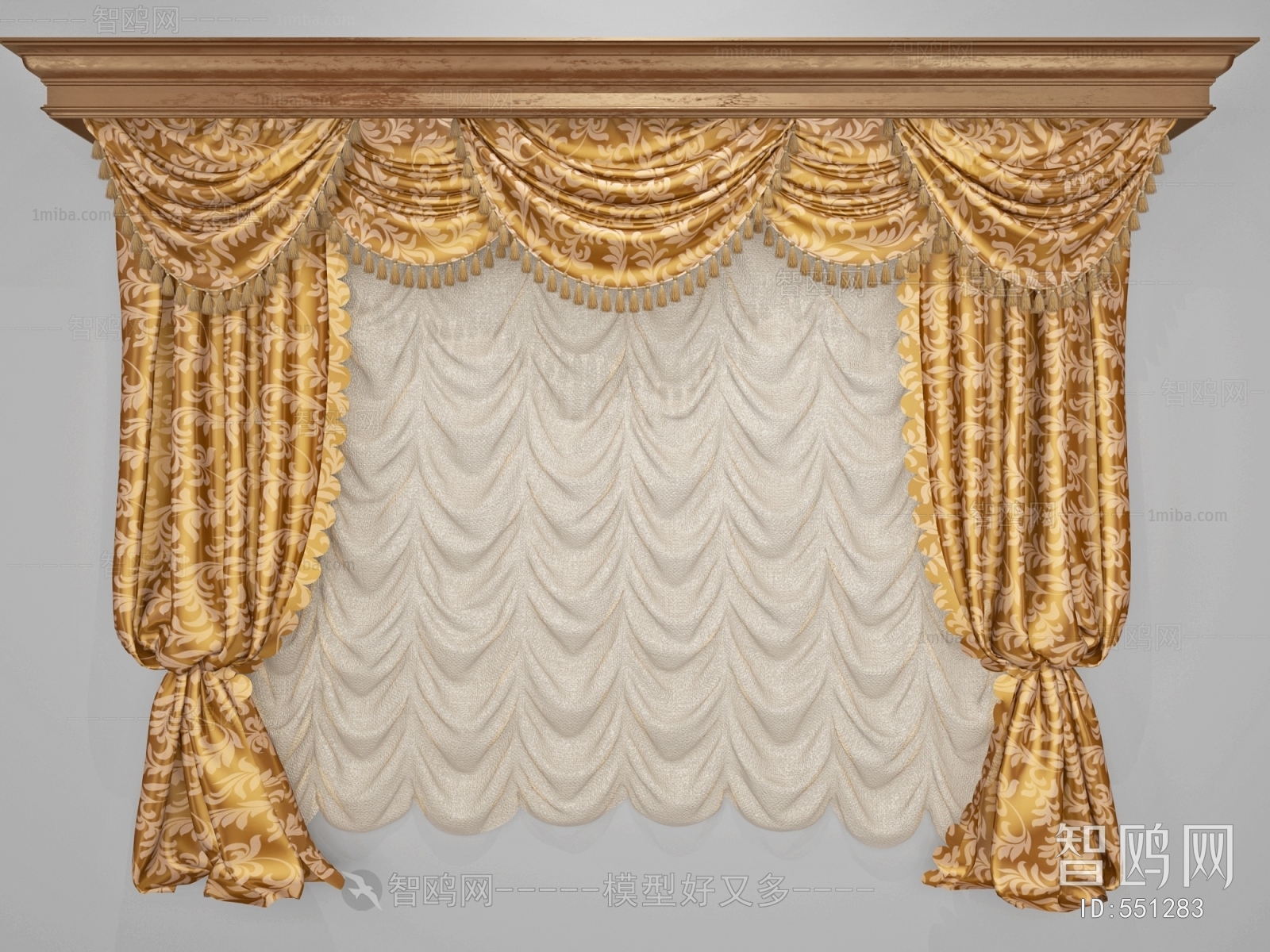 Simple European Style The Curtain