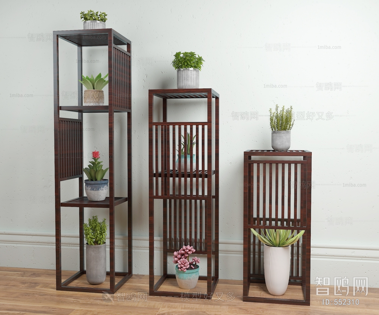 New Chinese Style Flower Shelf