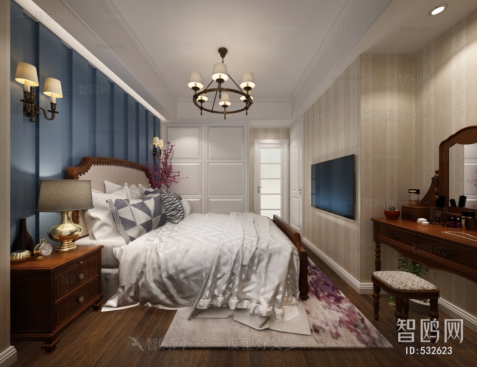 American Style Bedroom