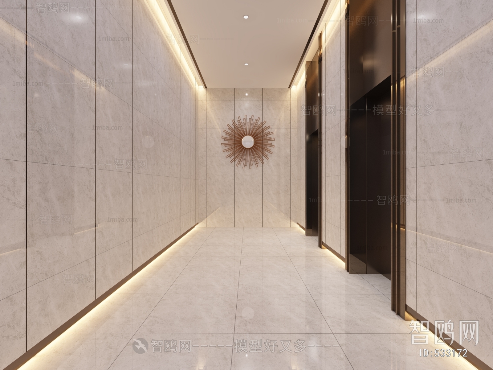 Modern Elevator Hall