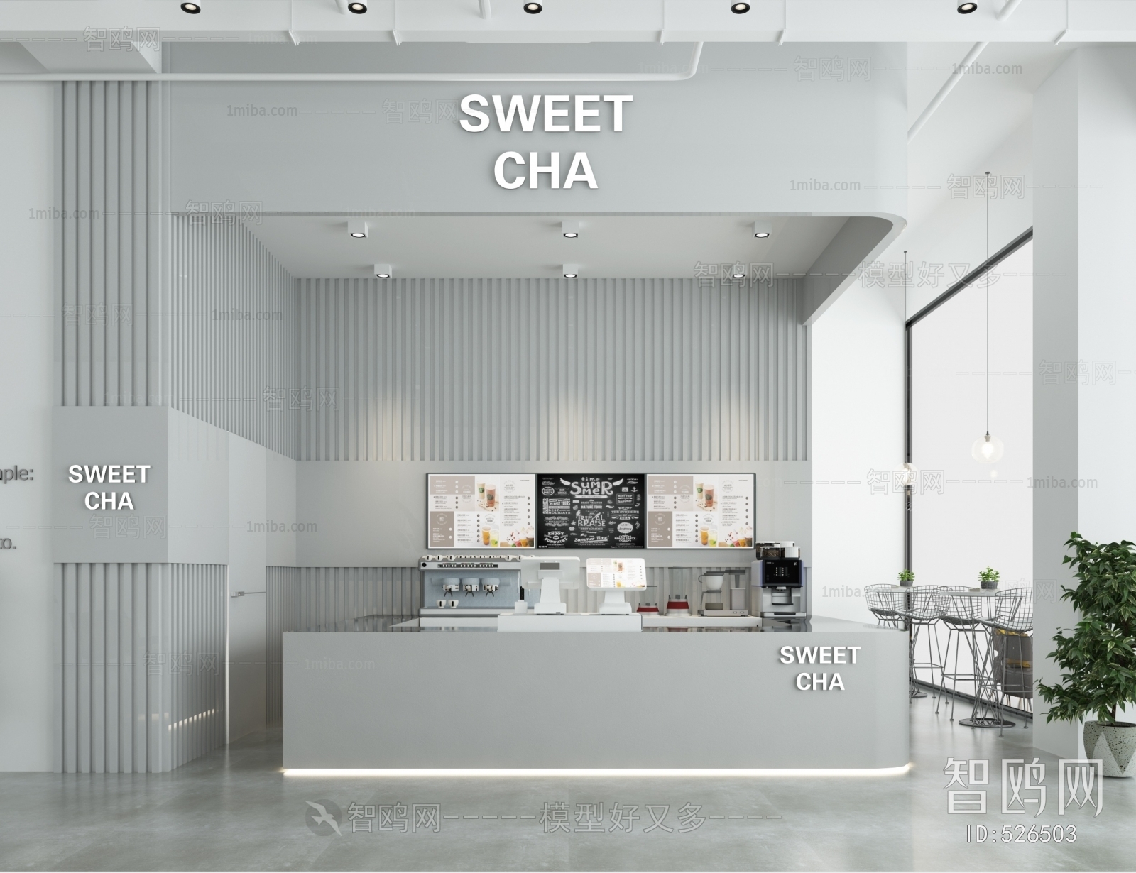 Modern Milk Tea Shop