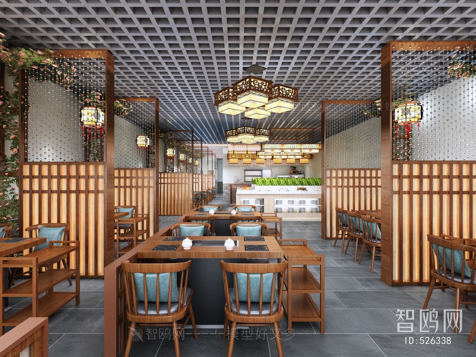 New Chinese Style Catering Space