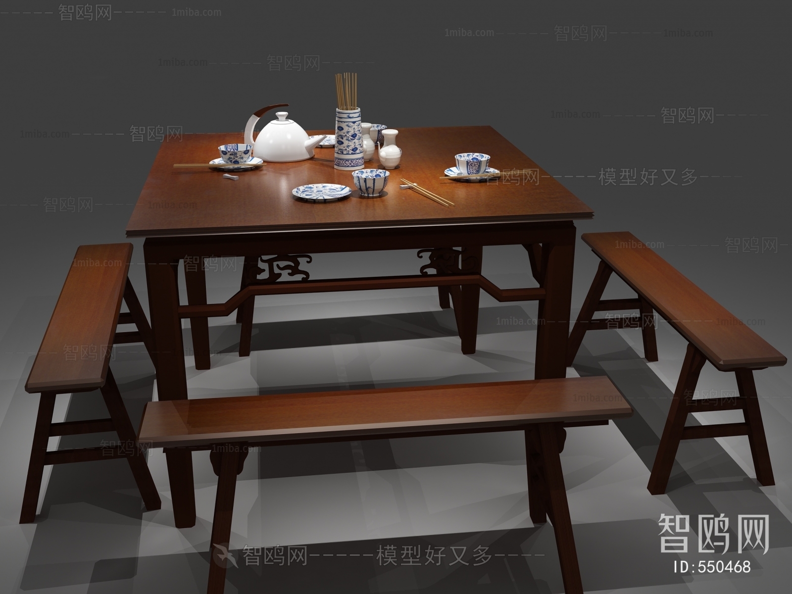 New Chinese Style Dining Table And Chairs