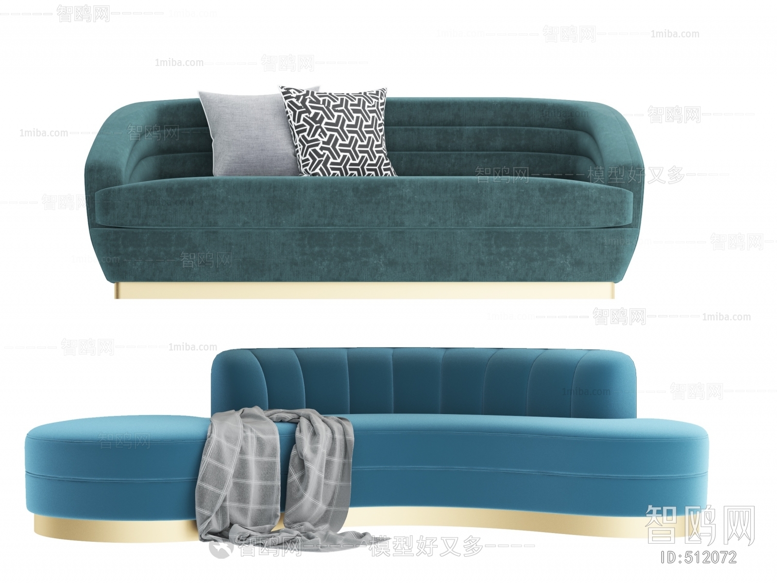 Modern Curved Sofa