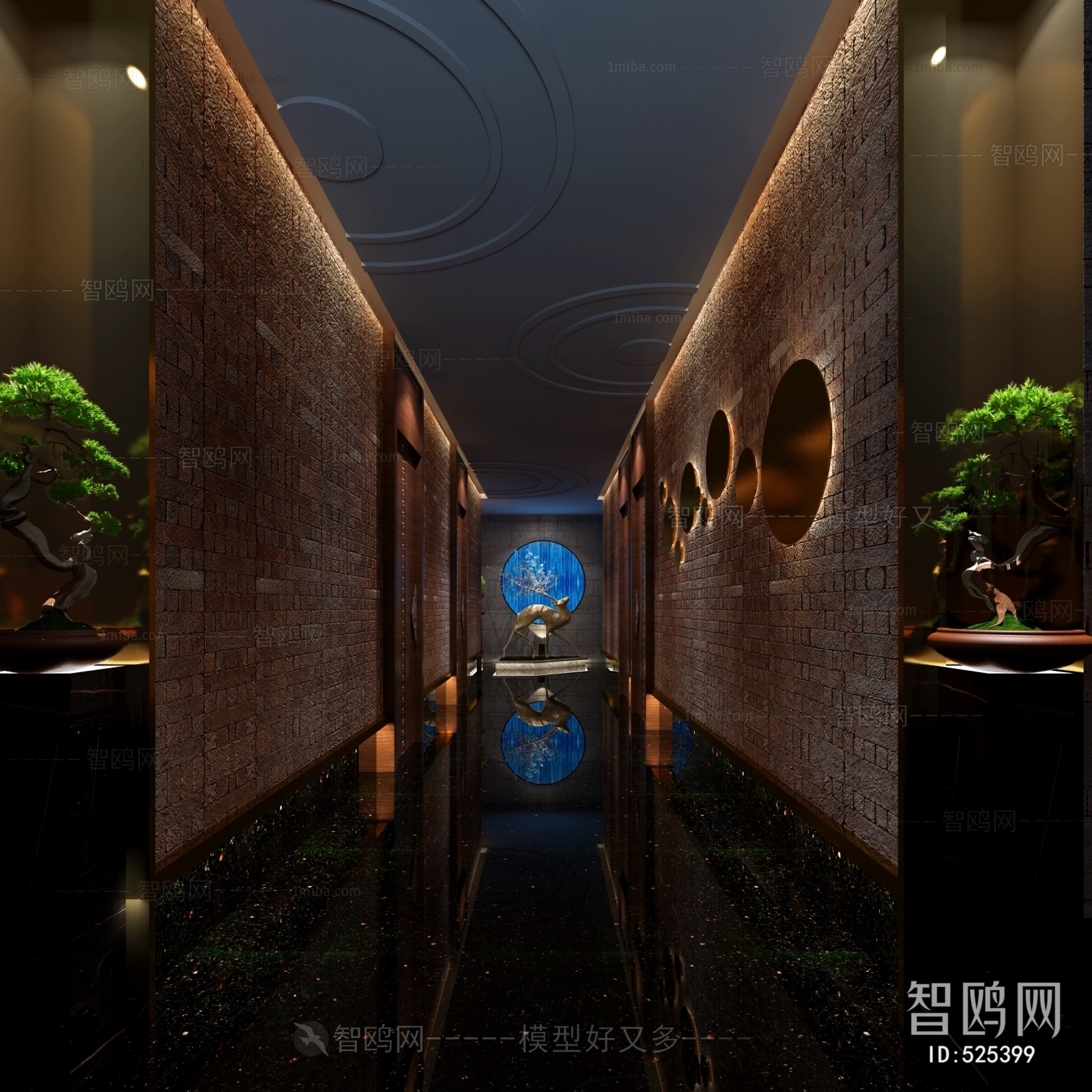 New Chinese Style Corridor