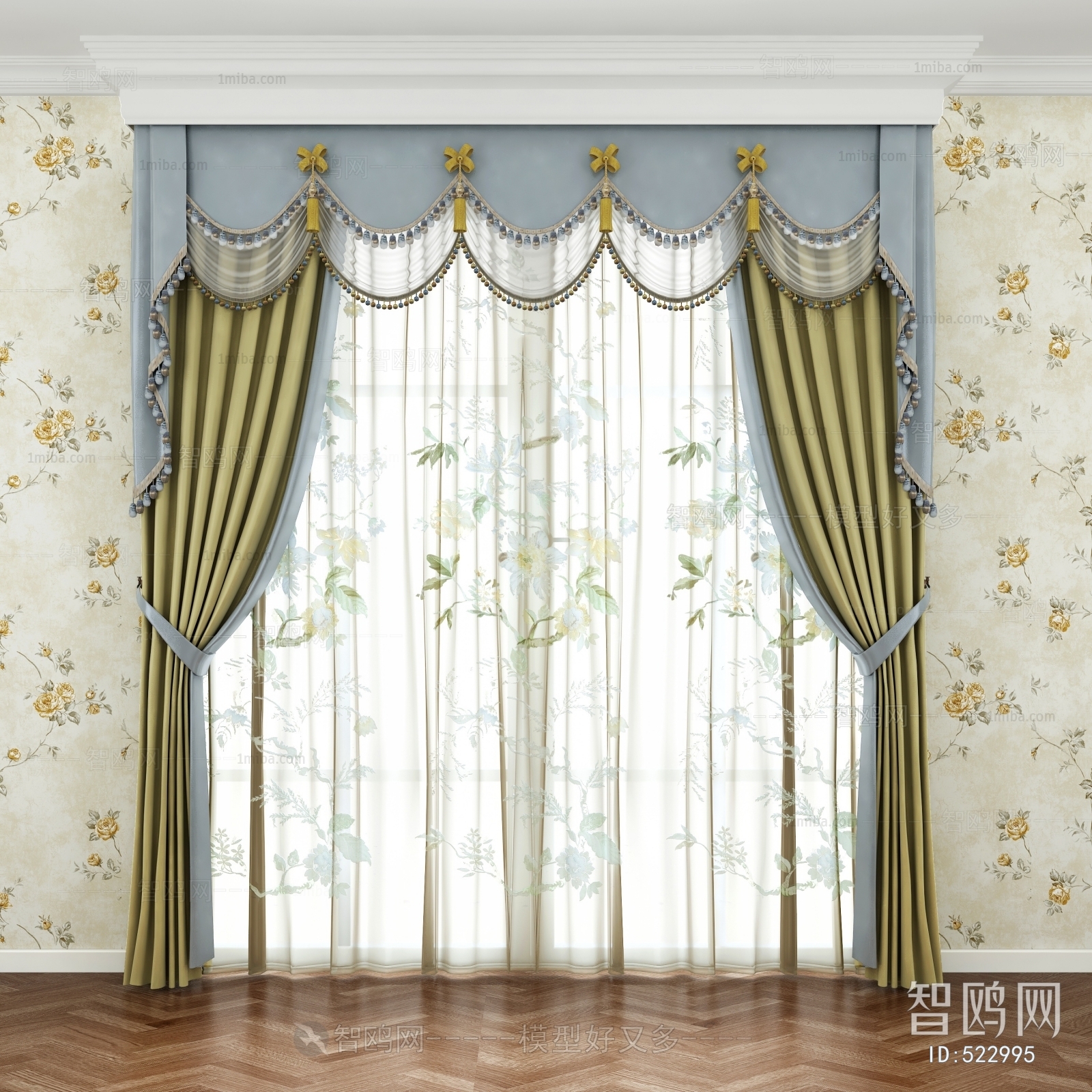 Simple European Style The Curtain