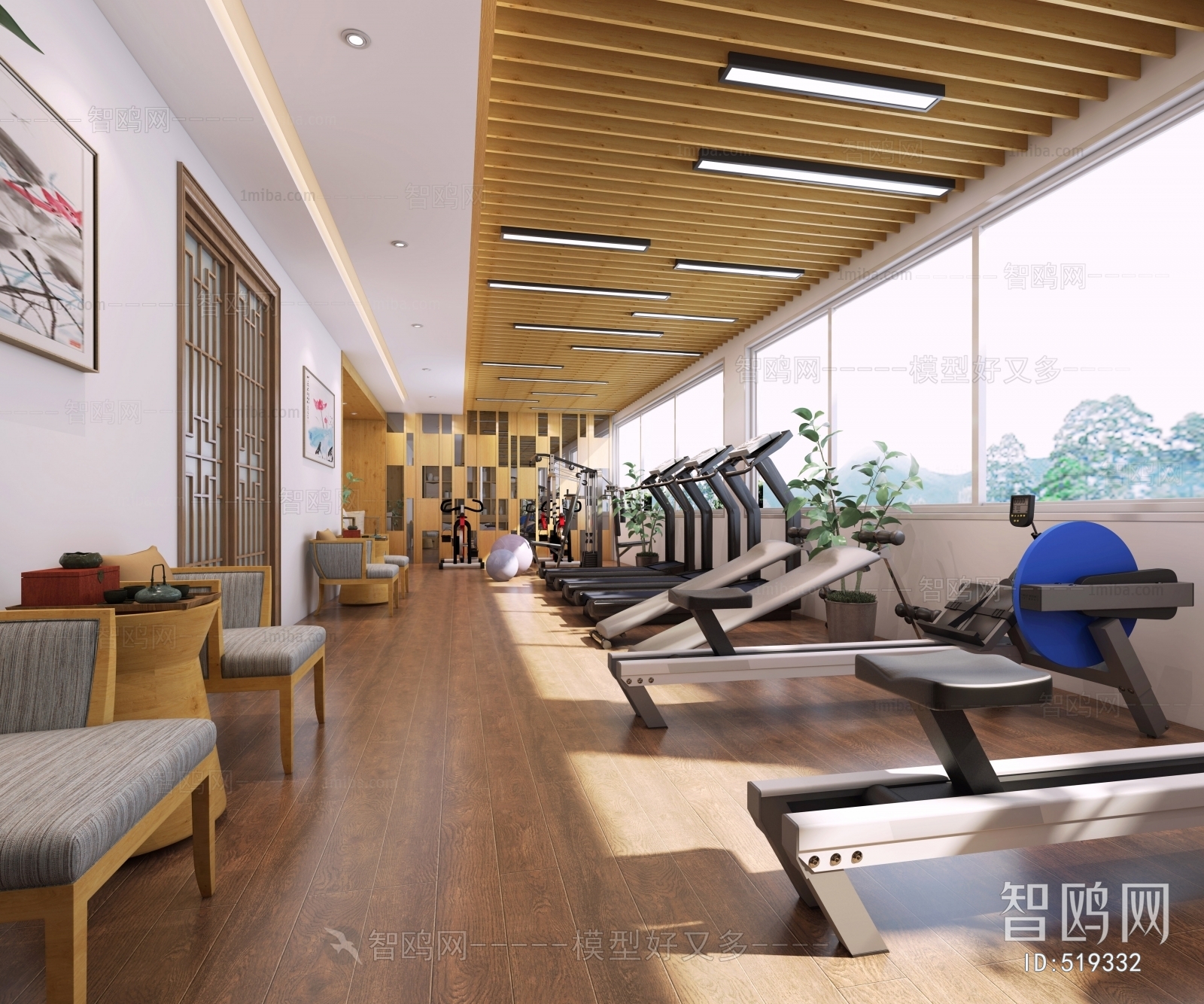 New Chinese Style Gym