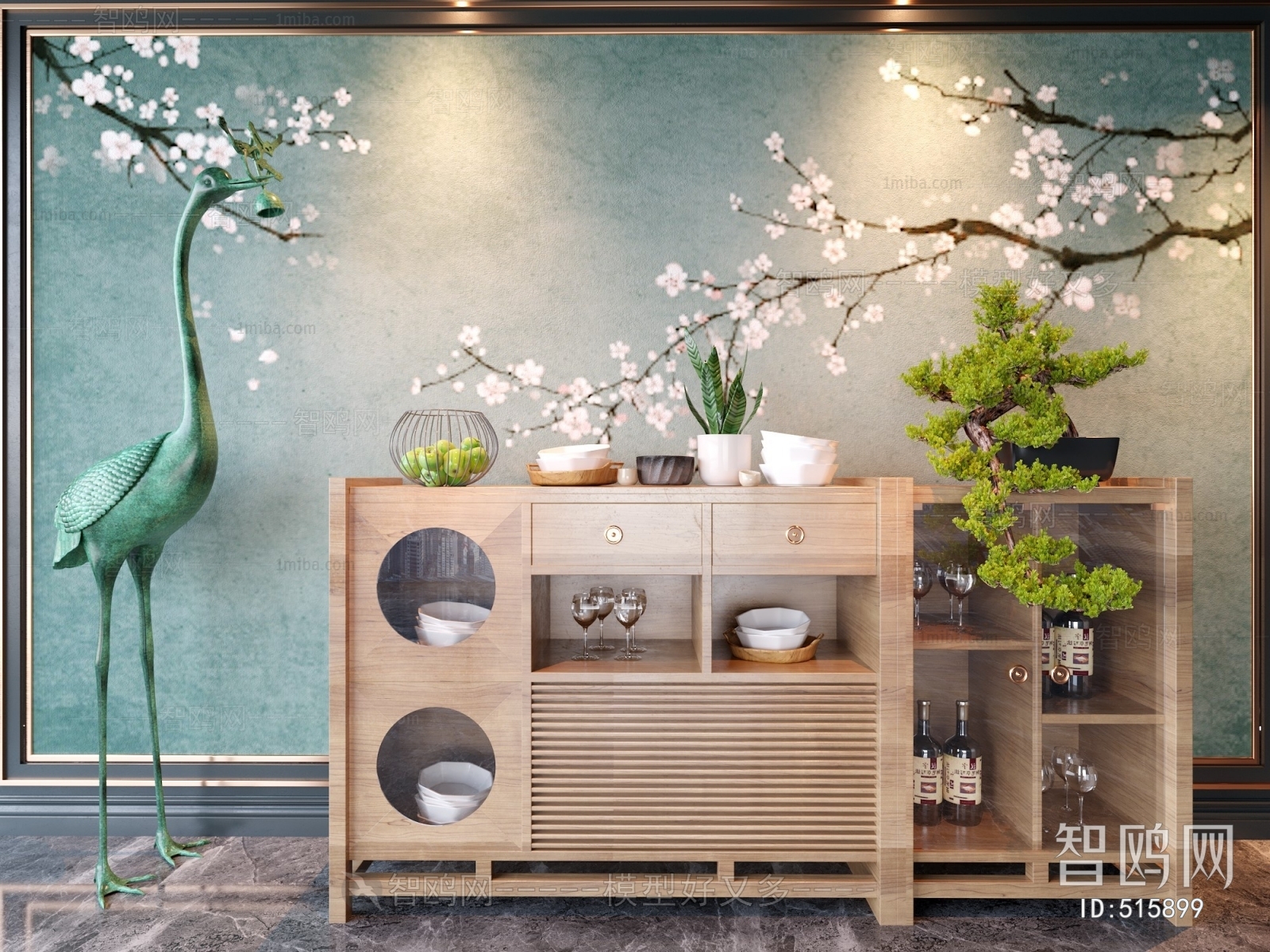 New Chinese Style Sideboard